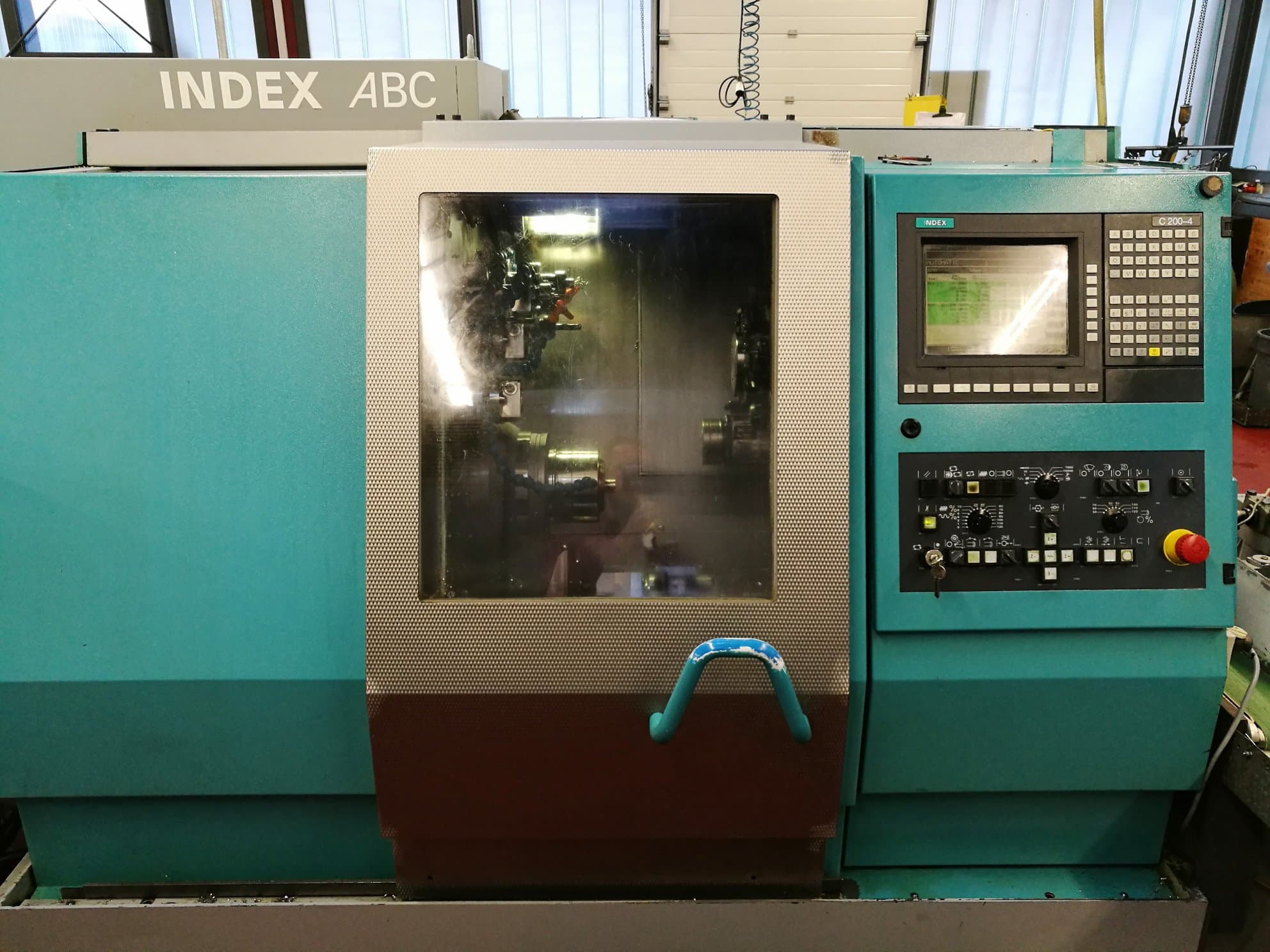 Vooraanzicht  van Index ABC machine