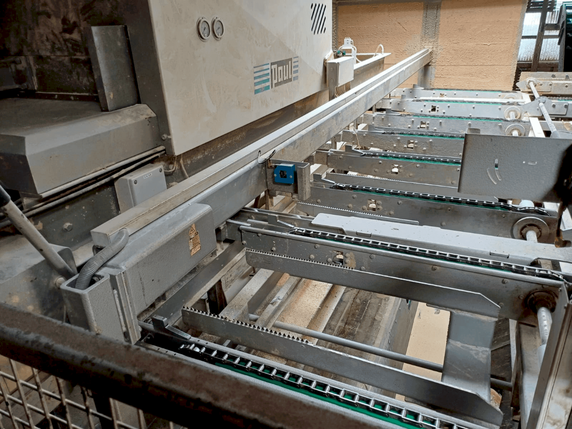 Vooraanzicht  van Paul Reinhardt BK 1000  machine