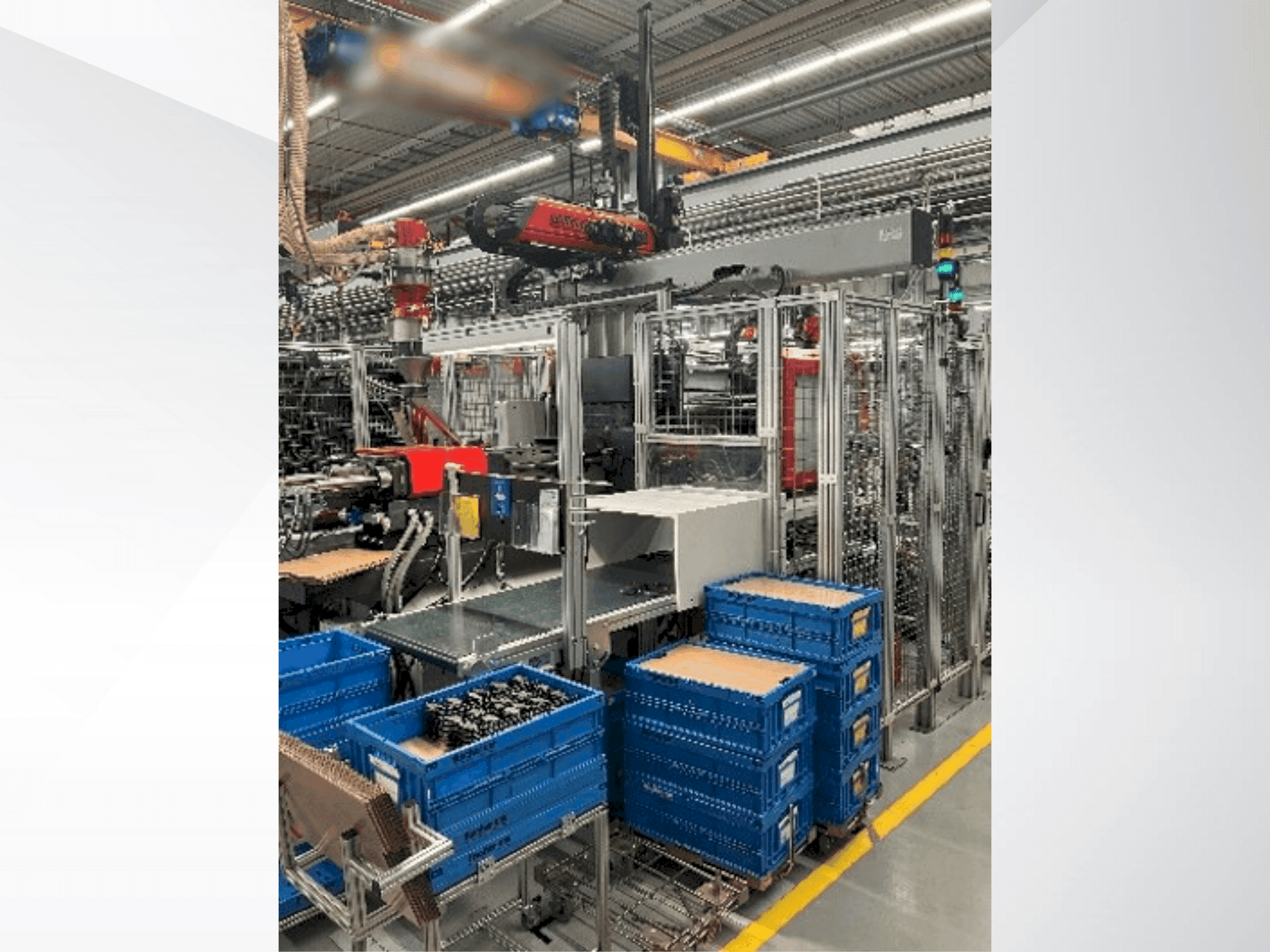 Vooraanzicht  van Arburg Allrounder 470 S 1300-350 (2004)  machine