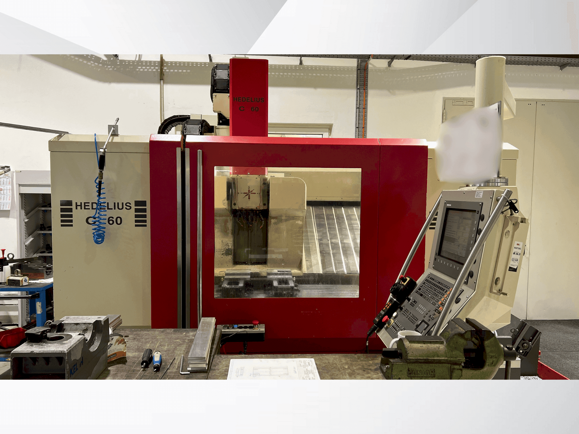 Vooraanzicht  van HEDELIUS C60S-1200  machine