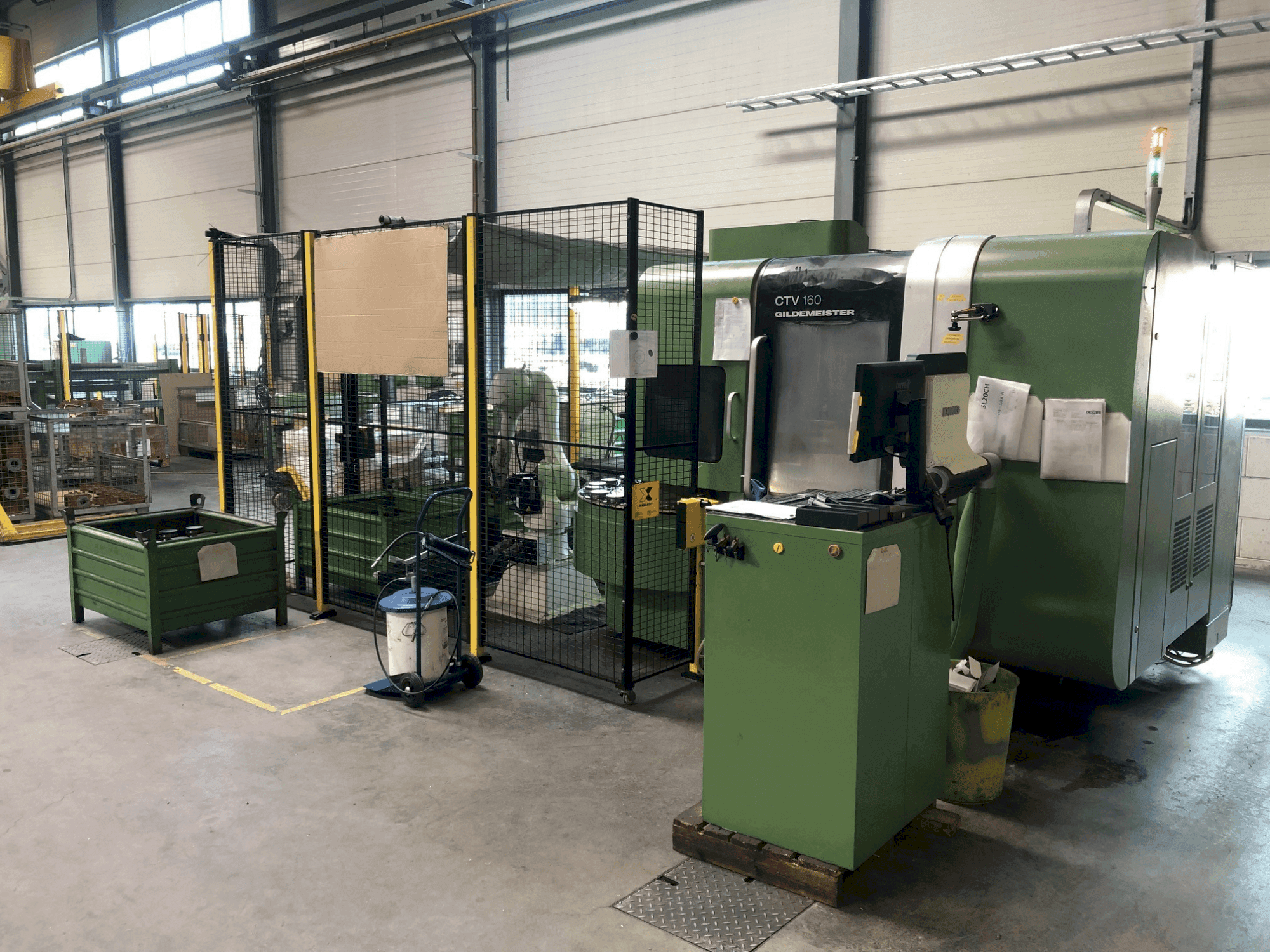 Vooraanzicht  van DMG Gildemeister CTV 160  machine