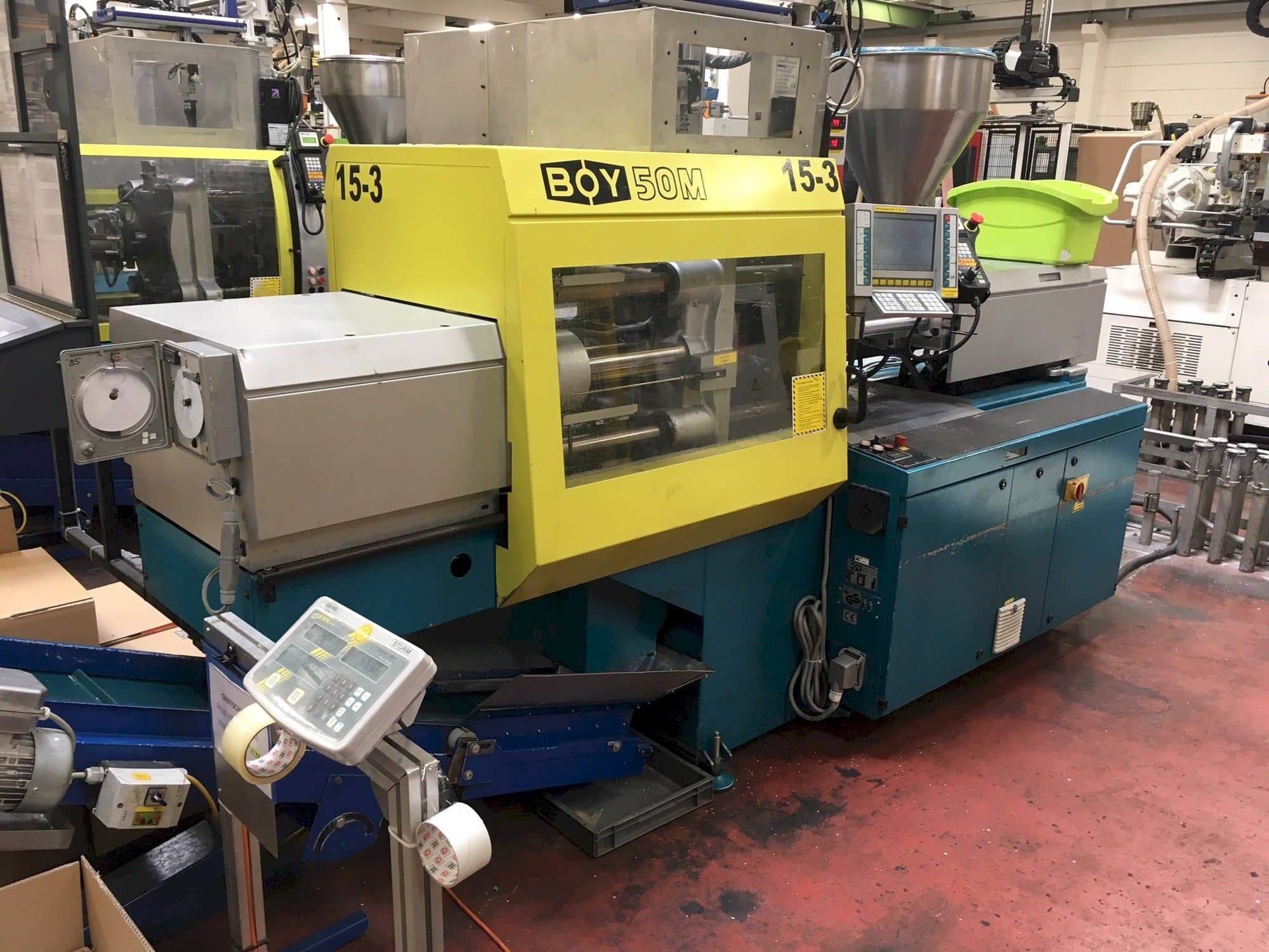 Vooraanzicht  van Dr. Boy 50M  machine