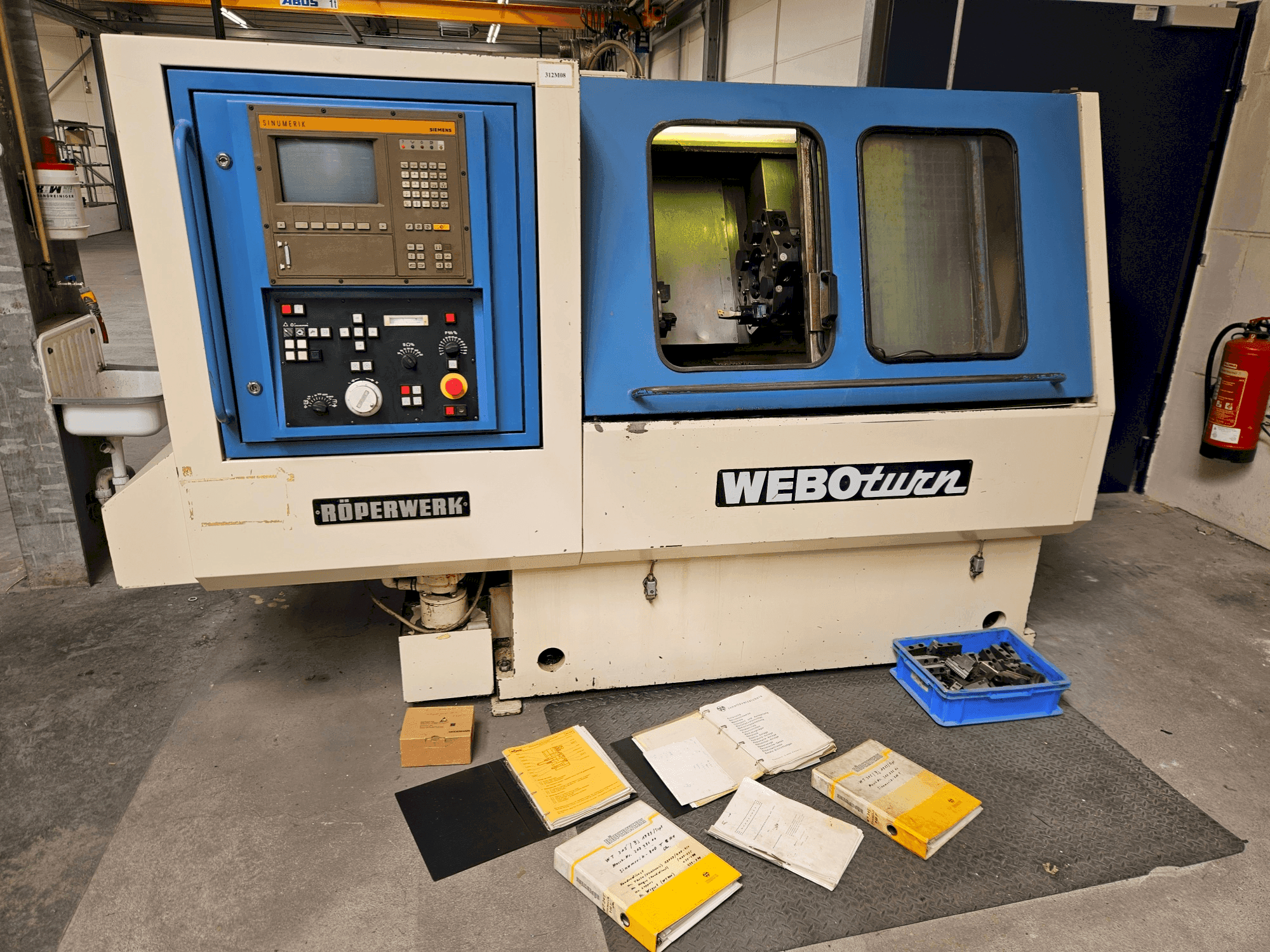 Vooraanzicht  van ROEPERWERK WEBOturn 400  machine