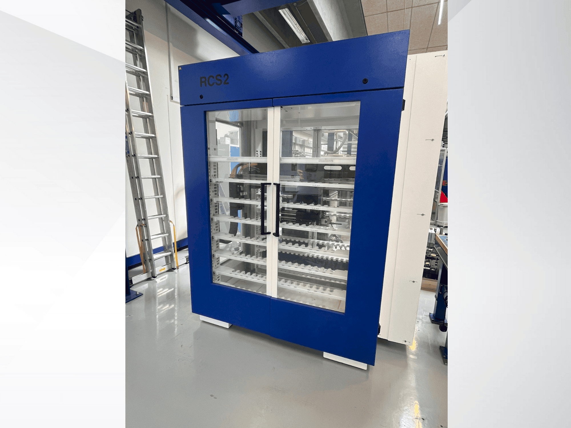 Zijaanzicht  van RÖDERS RCS2  machine