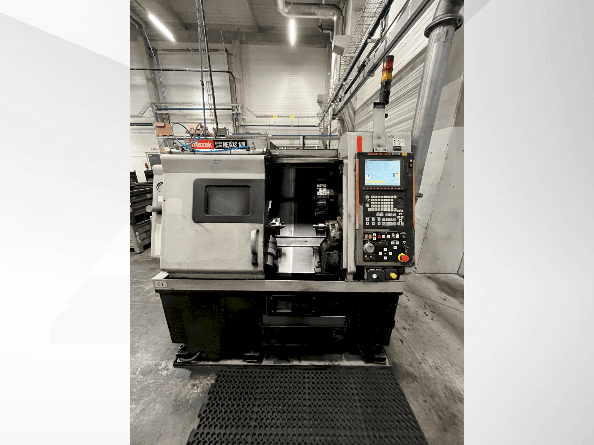Vooraanzicht  van Mazak Quick Turn Nexus 100  machine