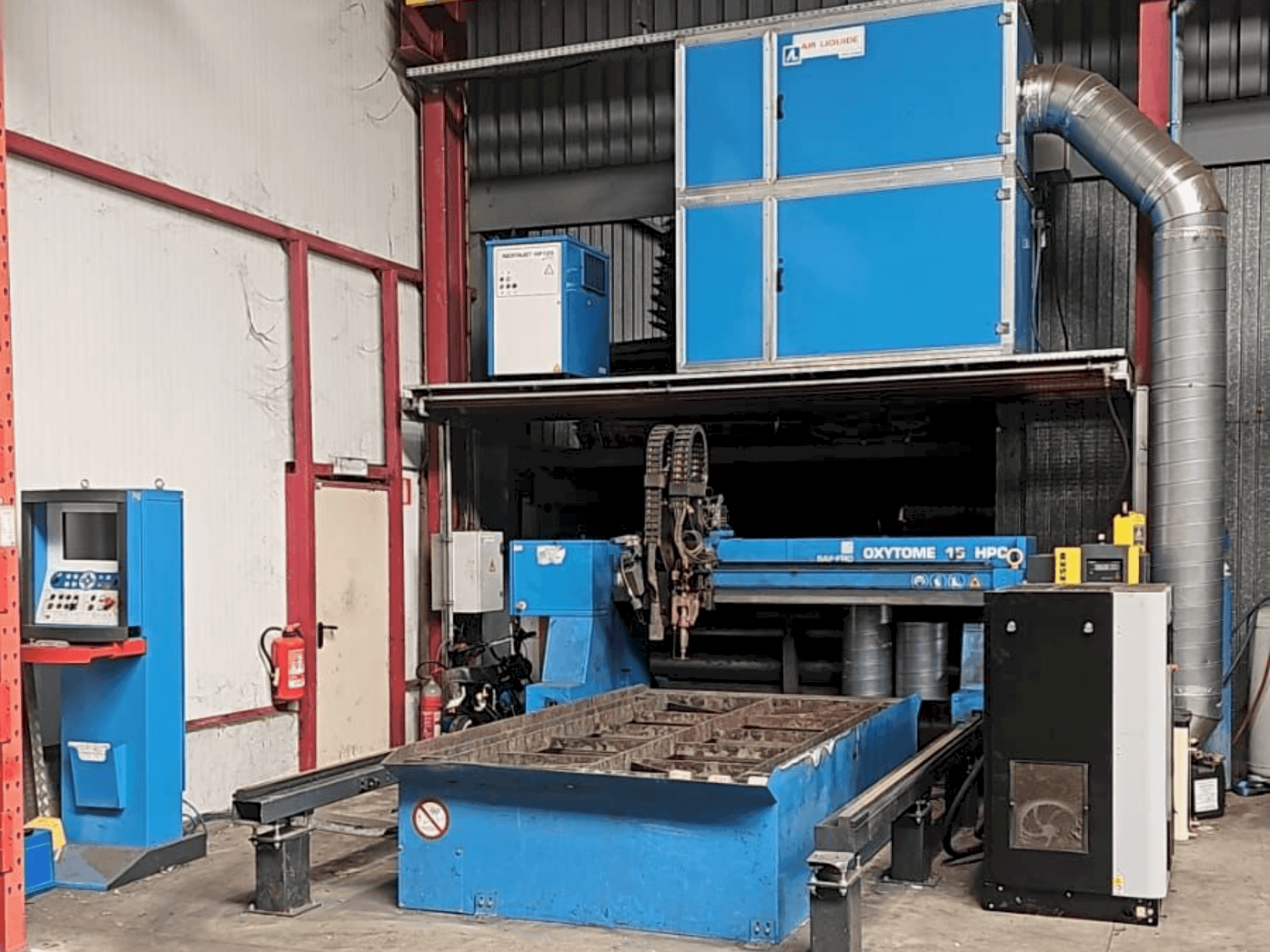 Vooraanzicht  van SAF Oxytome 15 HPC  machine
