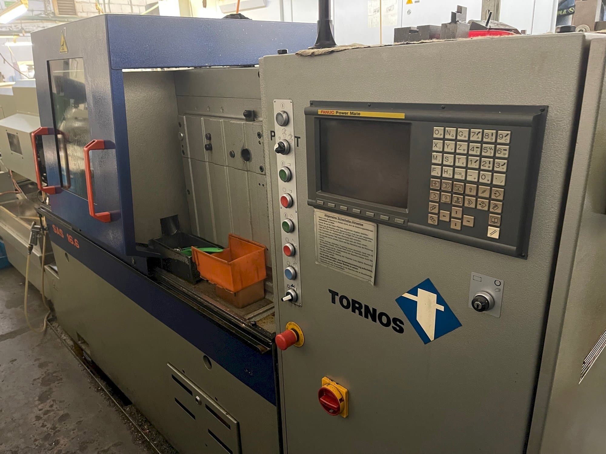 Vooraanzicht  van TORNOS SAS 16.6  machine