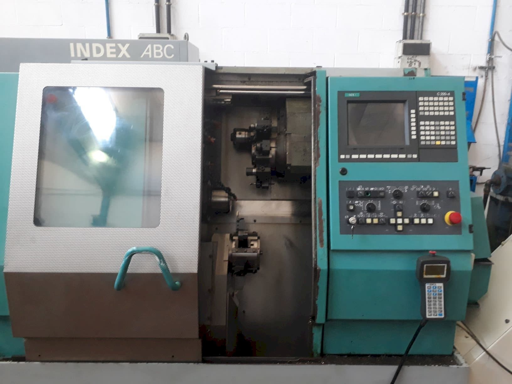 Vooraanzicht  van Index ABC  machine