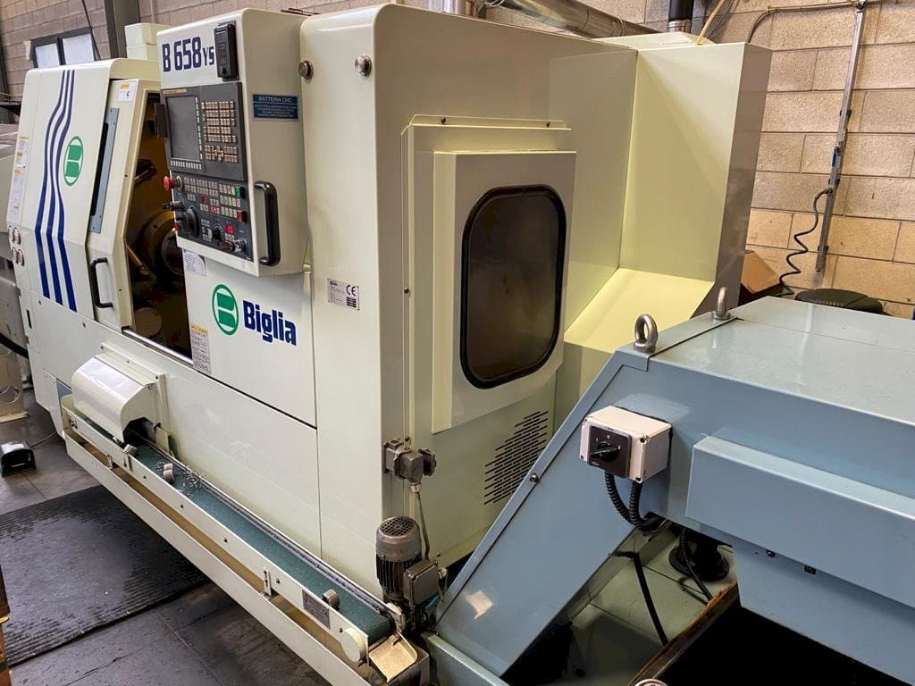 Zijaanzicht  van Biglia B658 YS  machine
