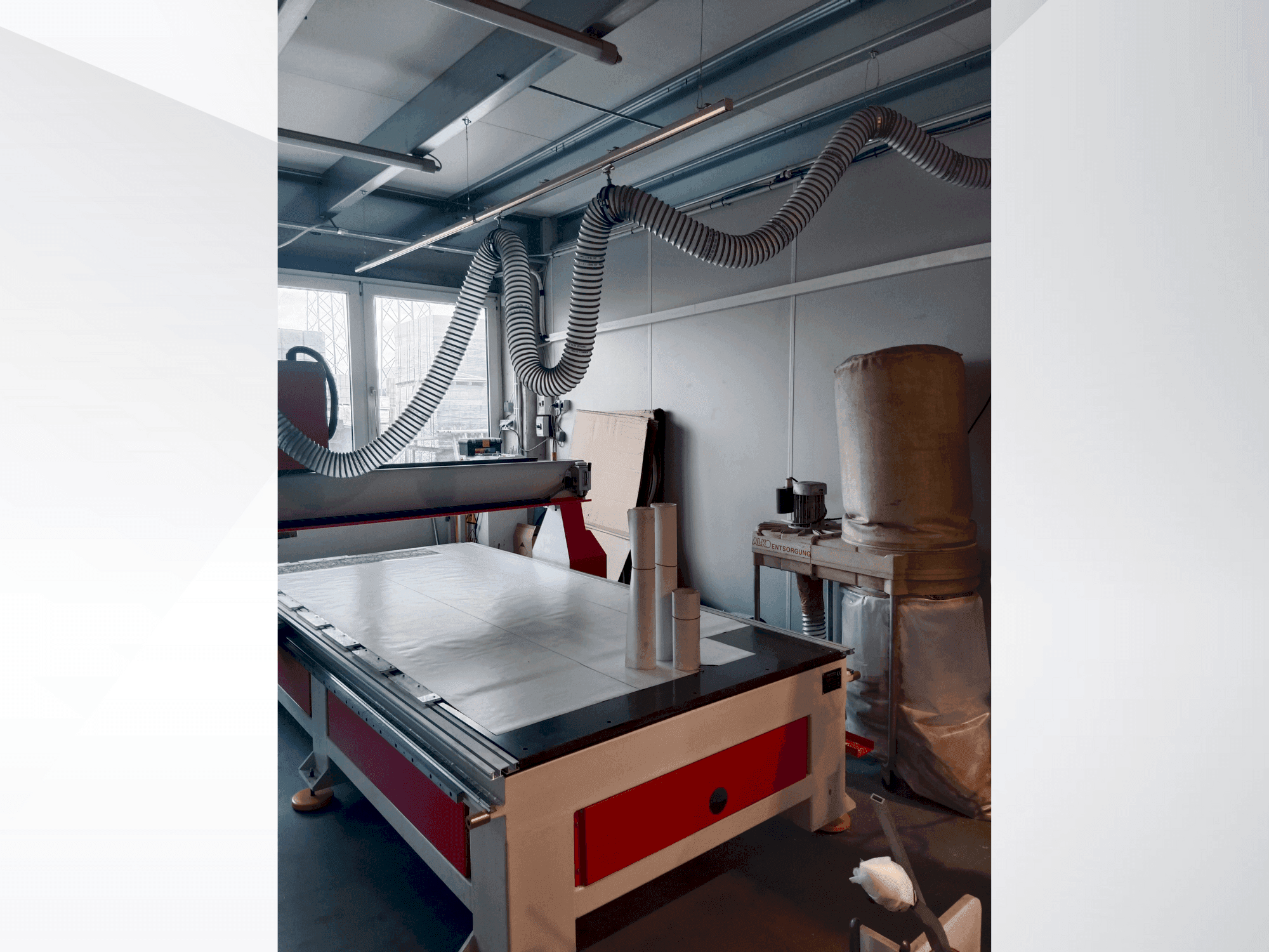 Vooraanzicht  van H. Winter Routermax Basic 1325 Eco  machine