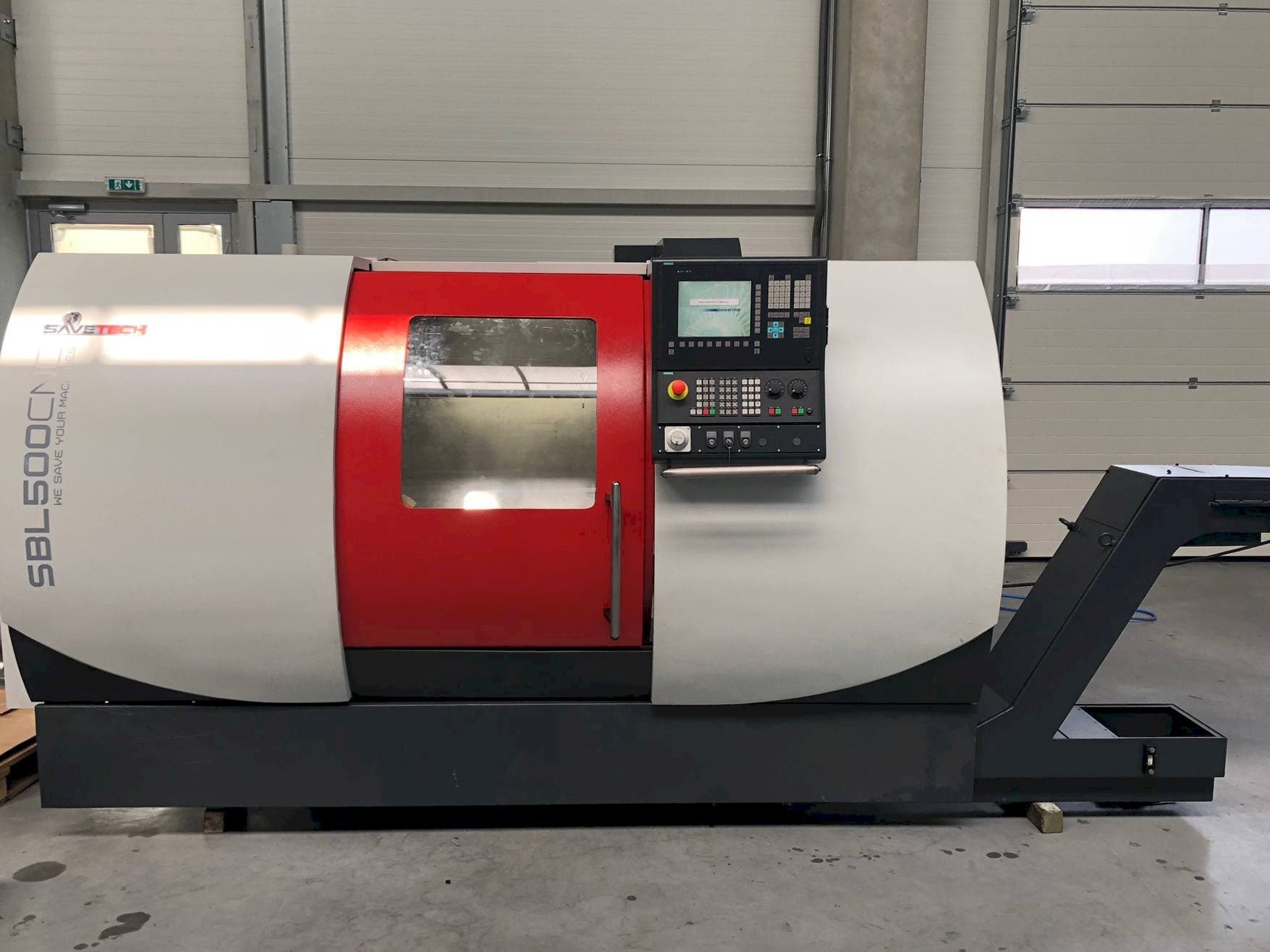 Vooraanzicht  van TRENS SBL 500/750  machine