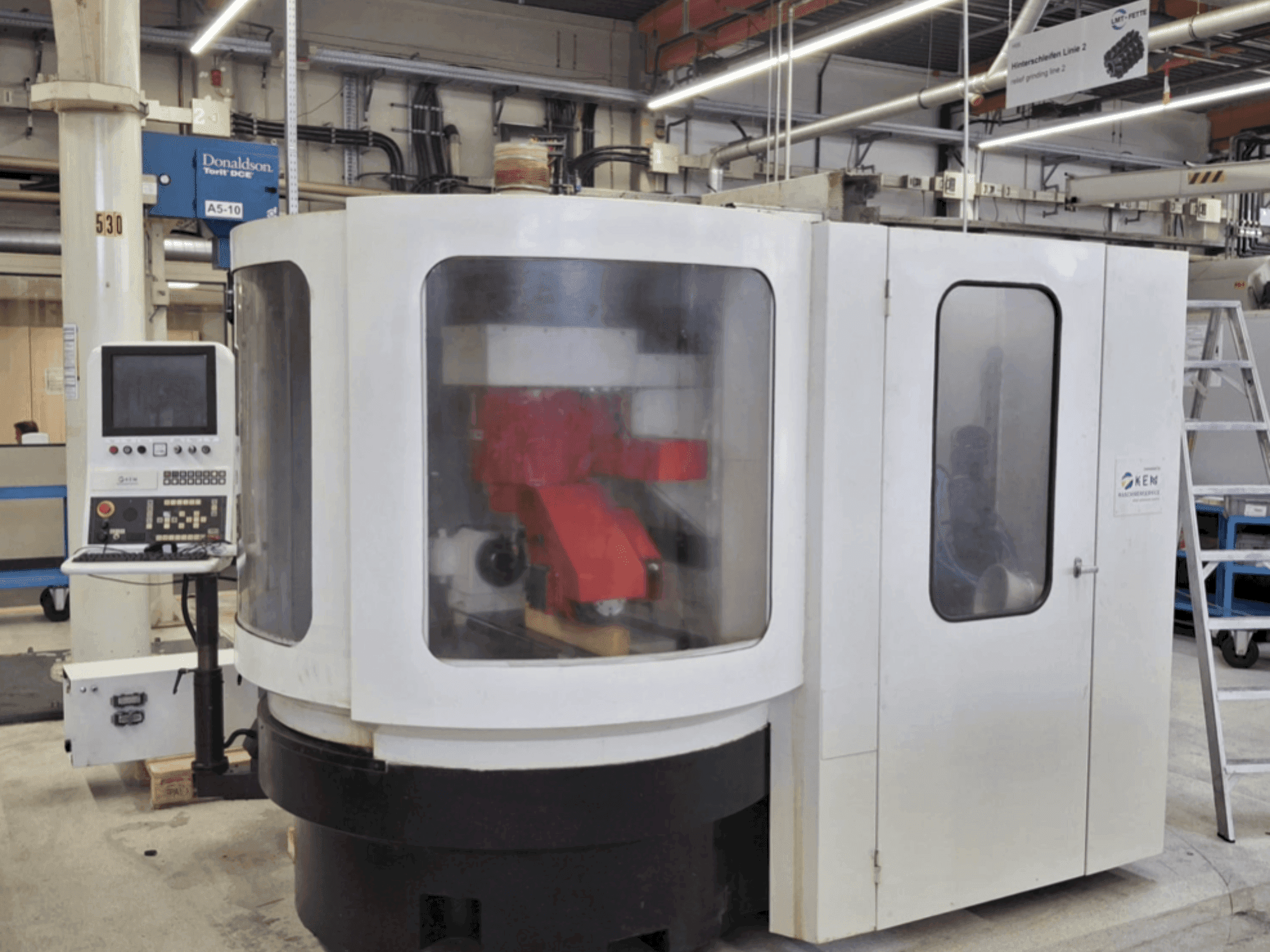 Vooraanzicht  van SAACKE UWIID  machine