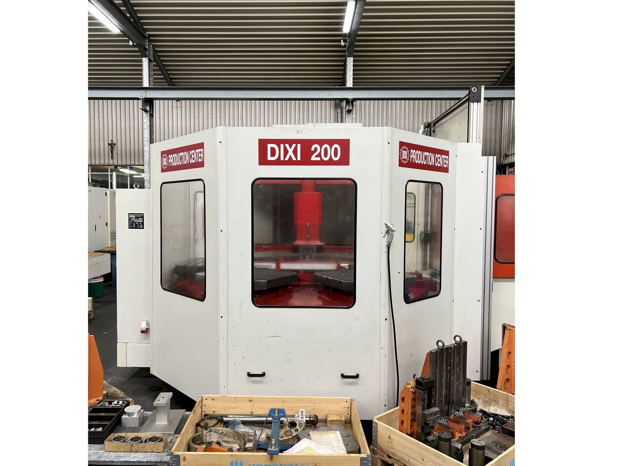 Vooraanzicht  van DIXI 200  machine