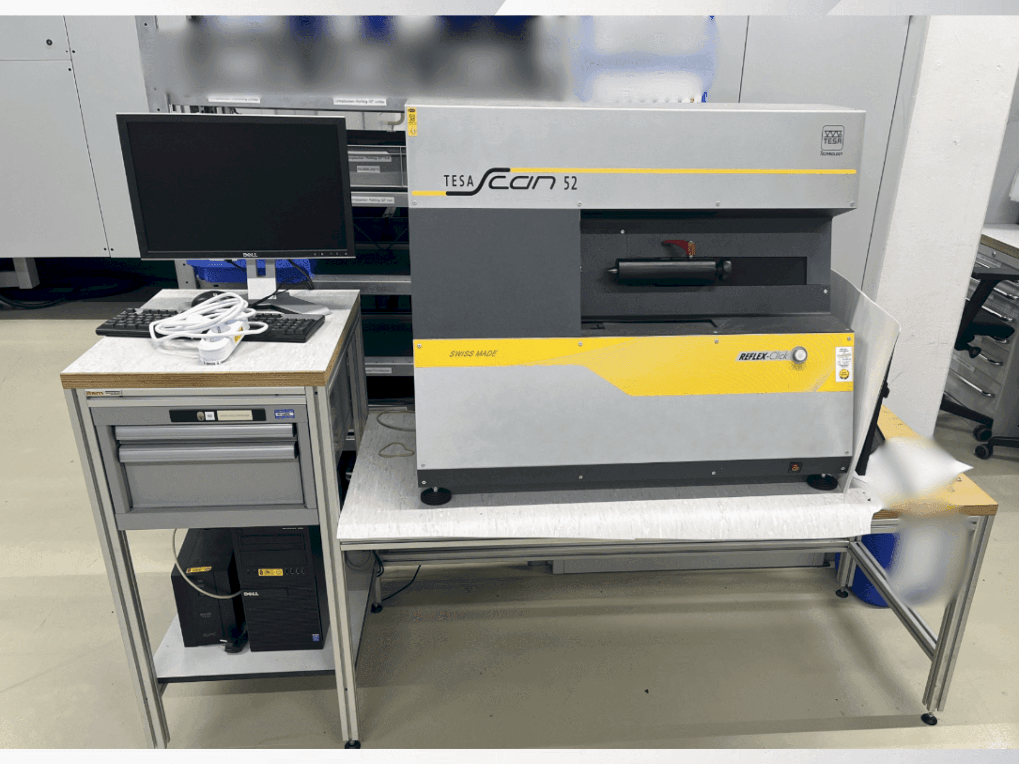 Vooraanzicht  van TESA Scan 52  machine