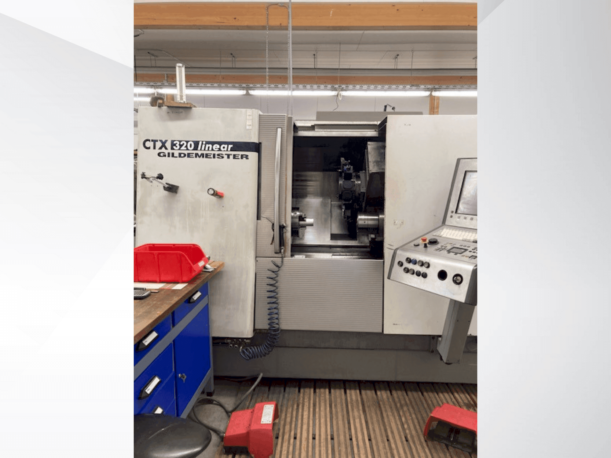 Vooraanzicht  van Gildemeister CTX 320 linear  machine