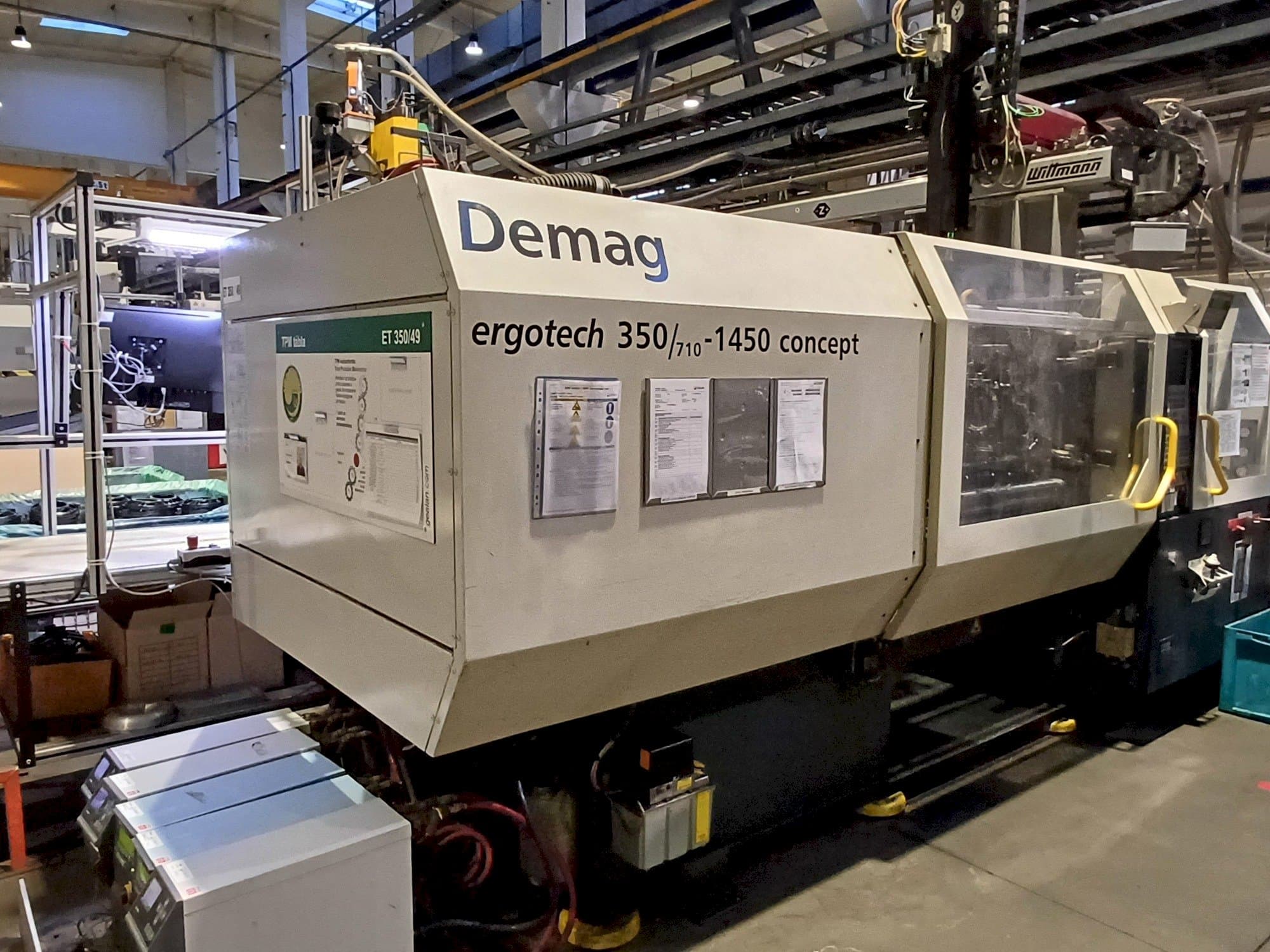 Vooraanzicht  van SUMITOMO SHI DEMAG Ergotech 350 Concept  machine