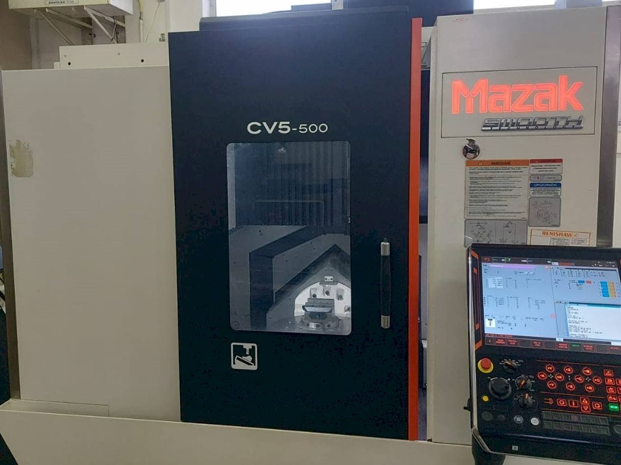 Vooraanzicht  van Mazak CV5-500  machine