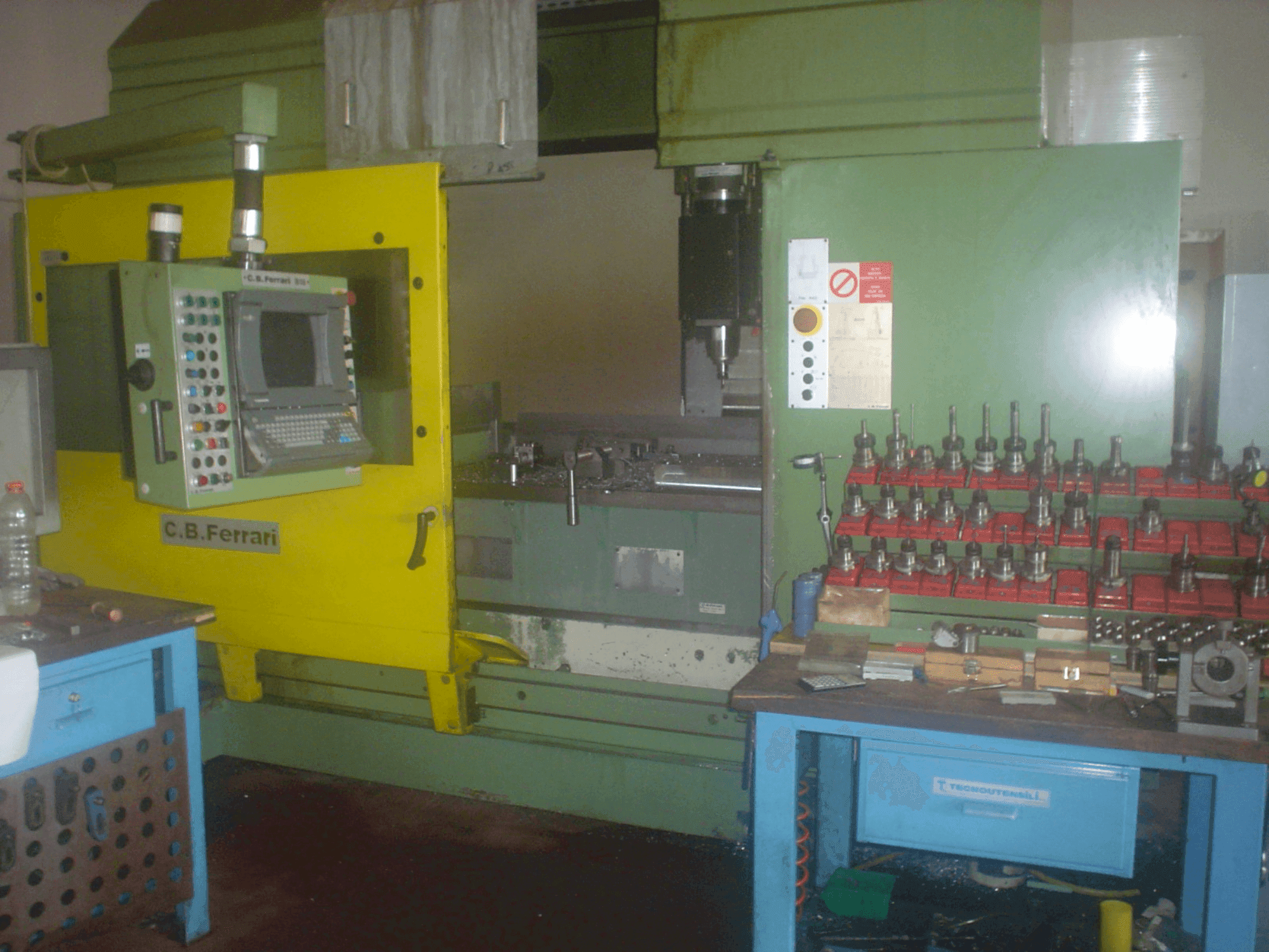 Vooraanzicht  van C.B. Ferrari B18  machine