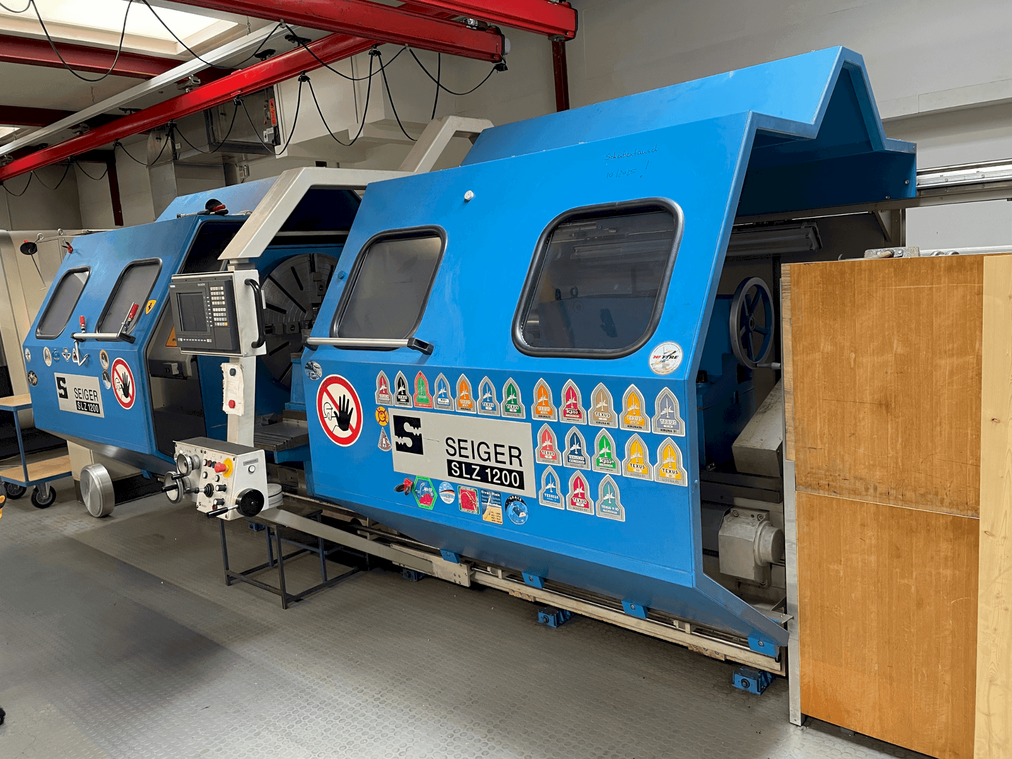 Vooraanzicht  van SEIGER SLZ1200  machine