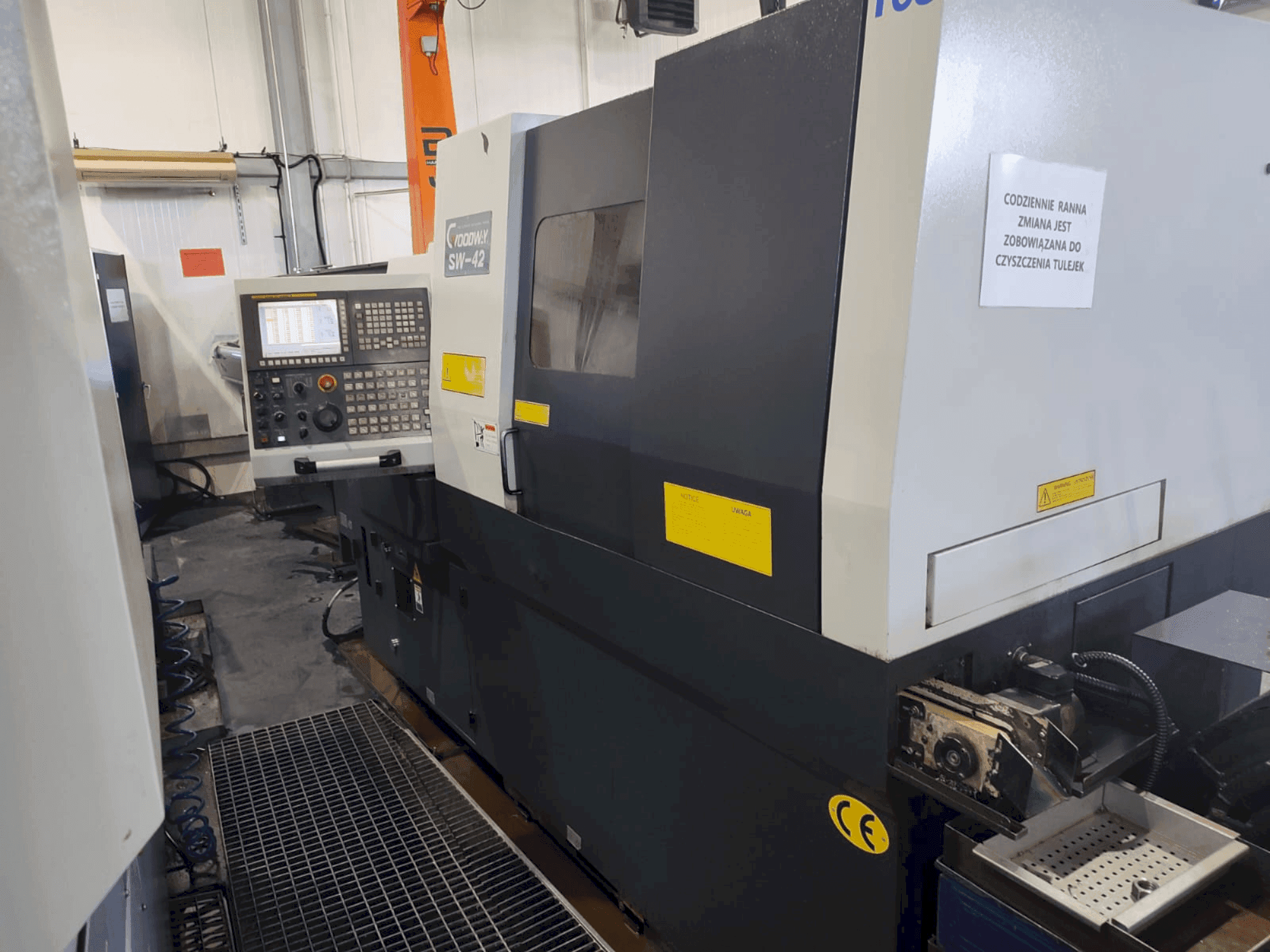 Vooraanzicht  van Goodway SW 42  machine