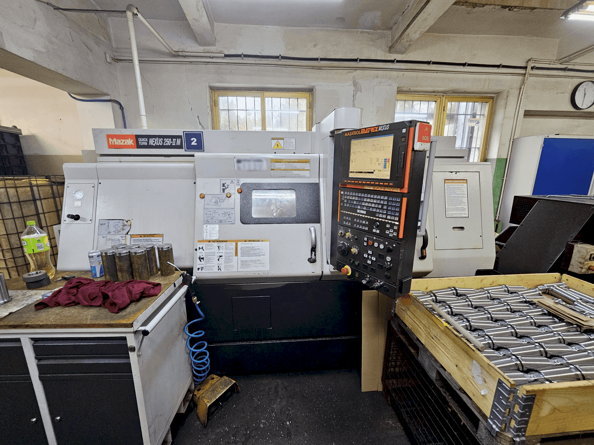 Vooraanzicht  van Mazak QUICKTURN NEXUS 250-II M  machine