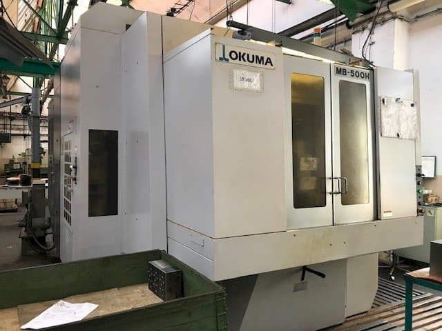 Vooraanzicht  van Okuma MB-500H  machine