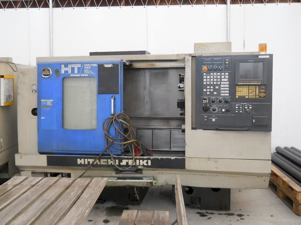 Vooraanzicht  van HITACHI SEIKI HITEC-TURN 23R III  machine