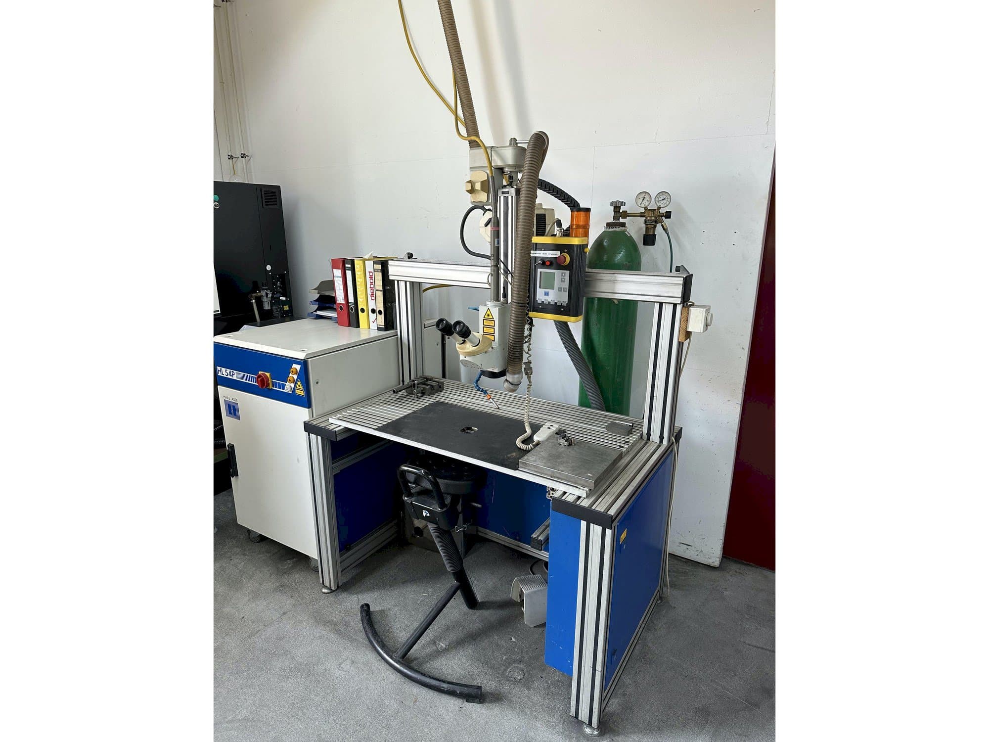 Vooraanzicht  van Haas-Laser HL 54P  machine