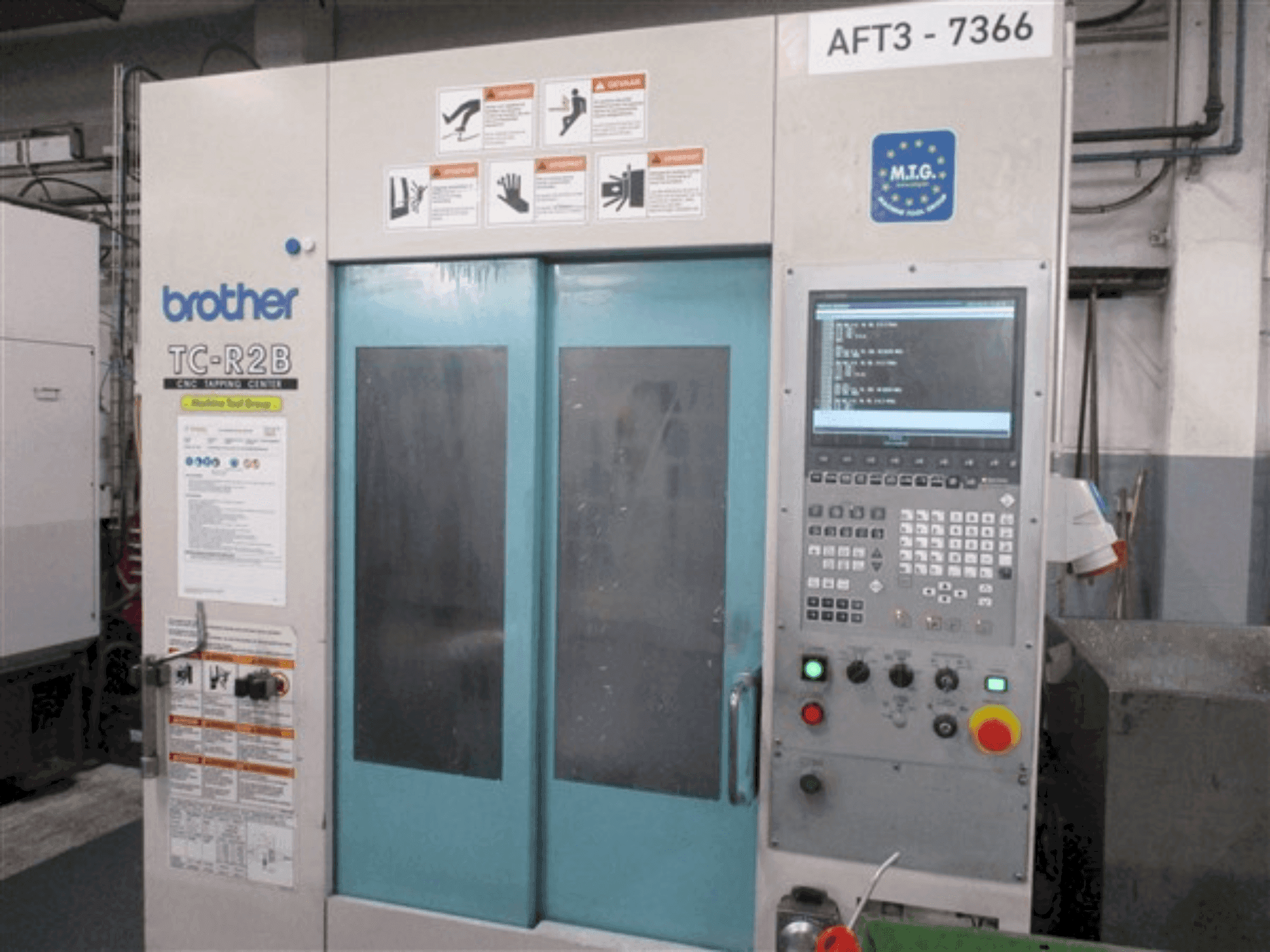 Vooraanzicht  van Brother TC-R2B  machine