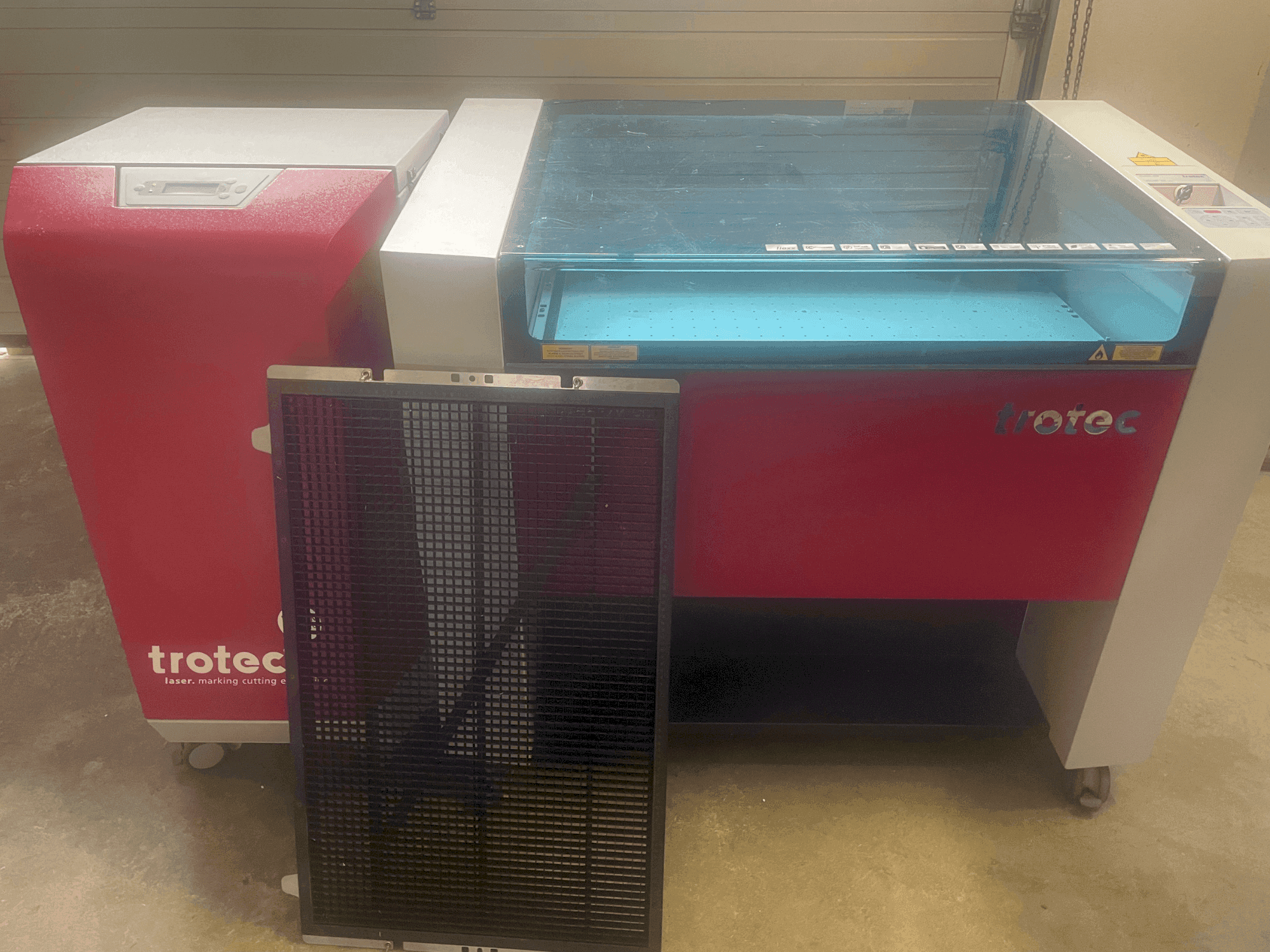 Vooraanzicht  van Trotec Laser Speedy 360  machine