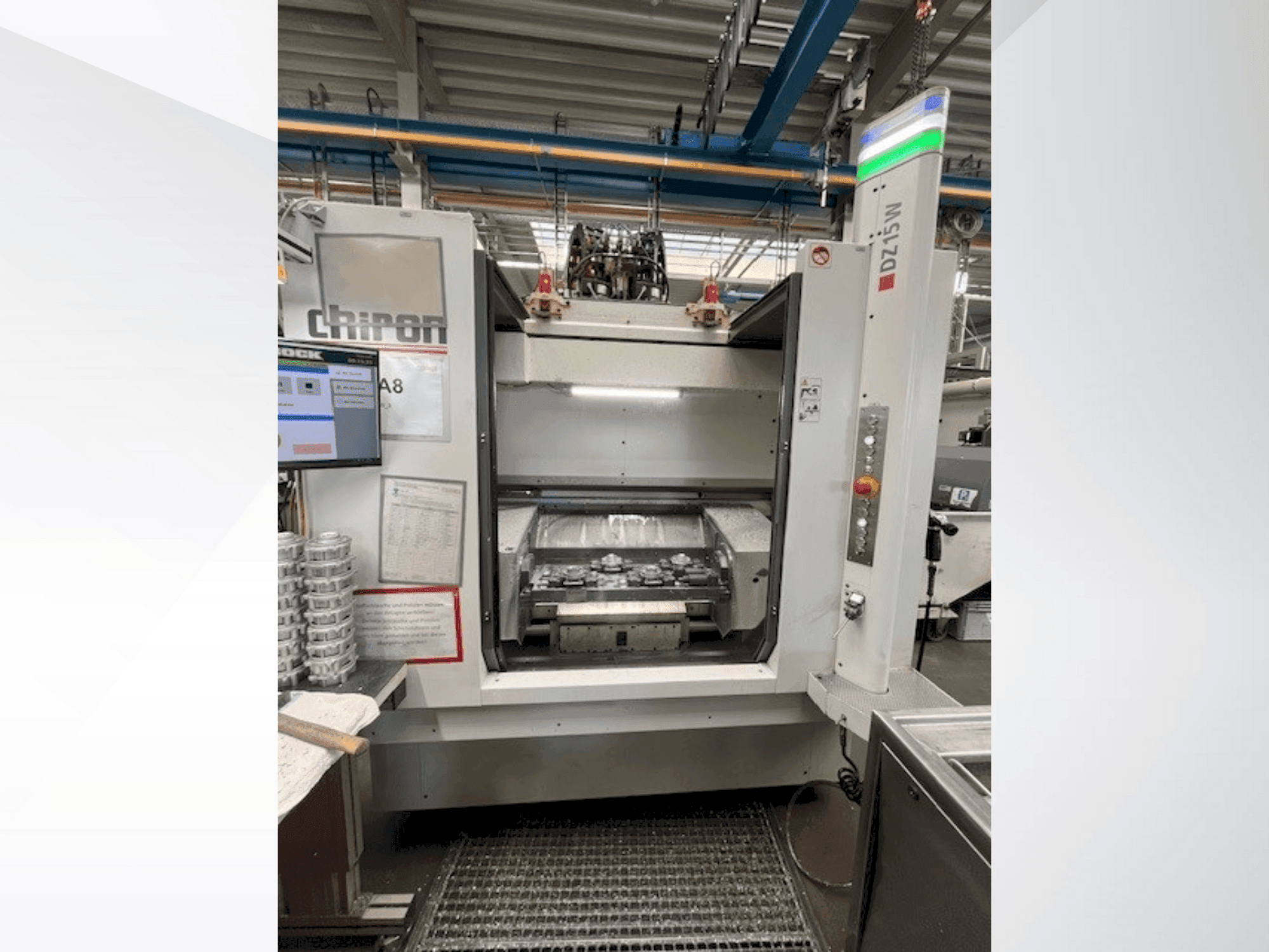 Vooraanzicht  van CHIRON DZ 15 W  machine