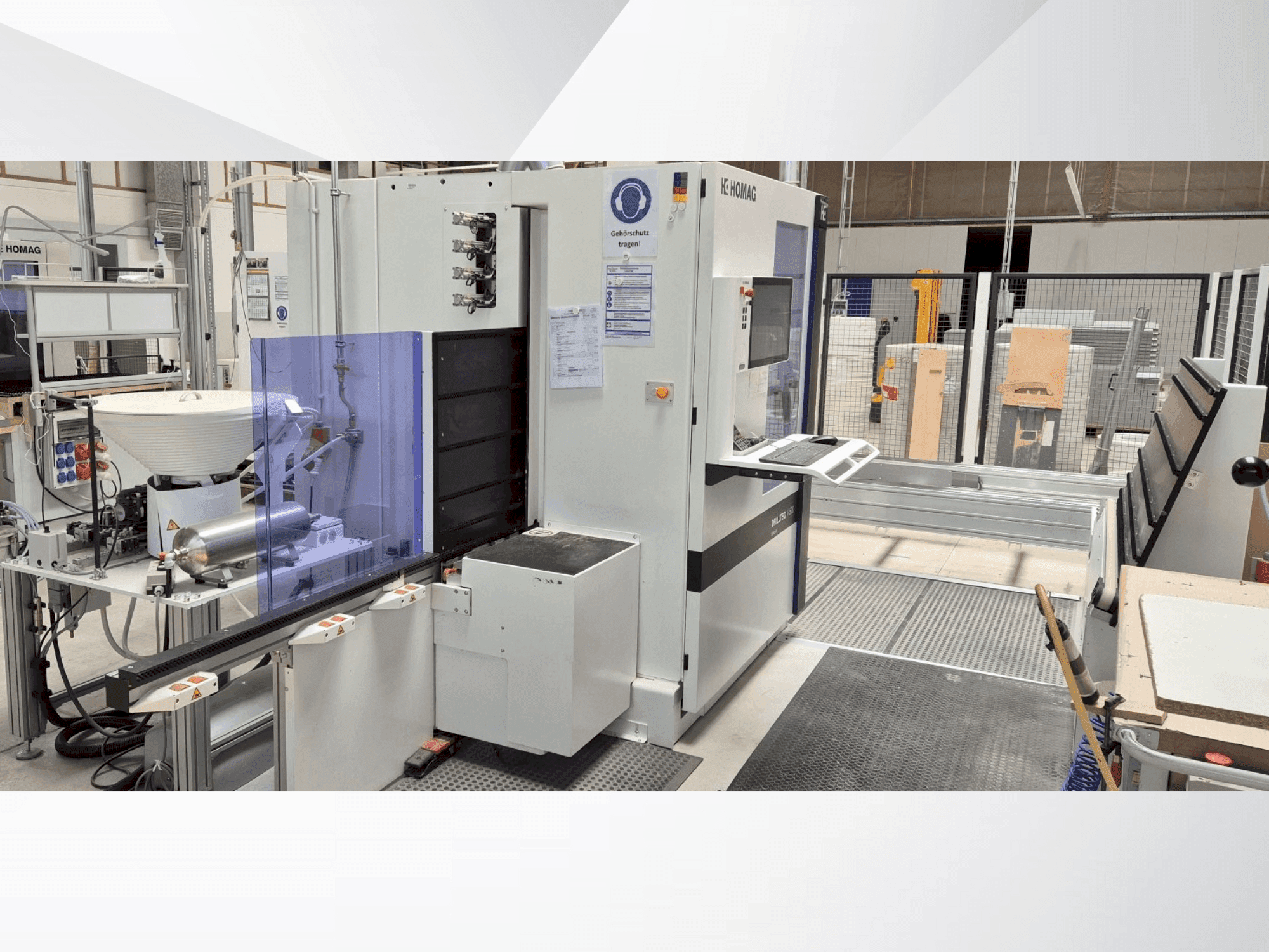 Vooraanzicht  van HOMAG DRILLTEQ V-500  machine