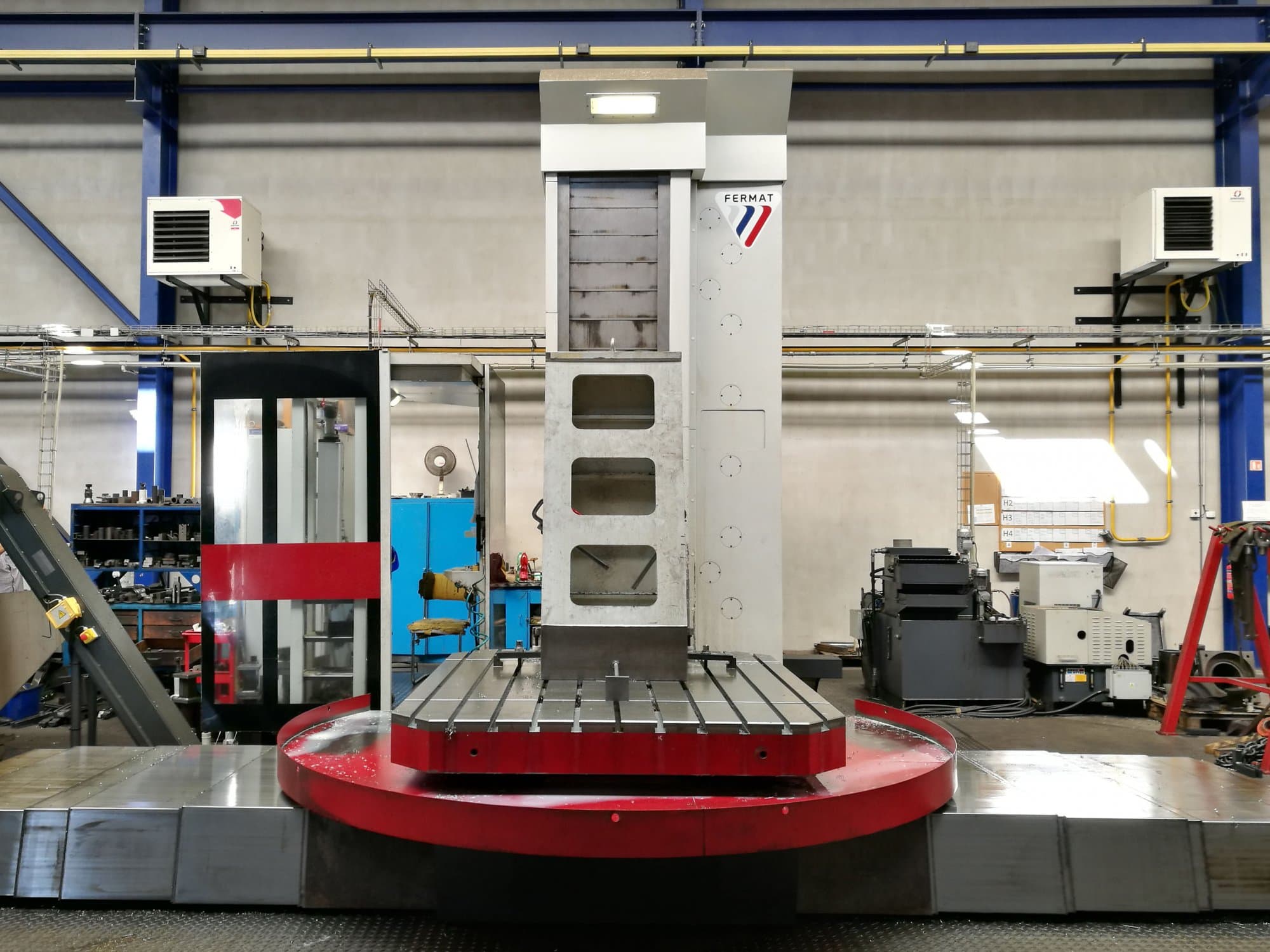Vooraanzicht  van FERMAT WFT 13 CNC machine