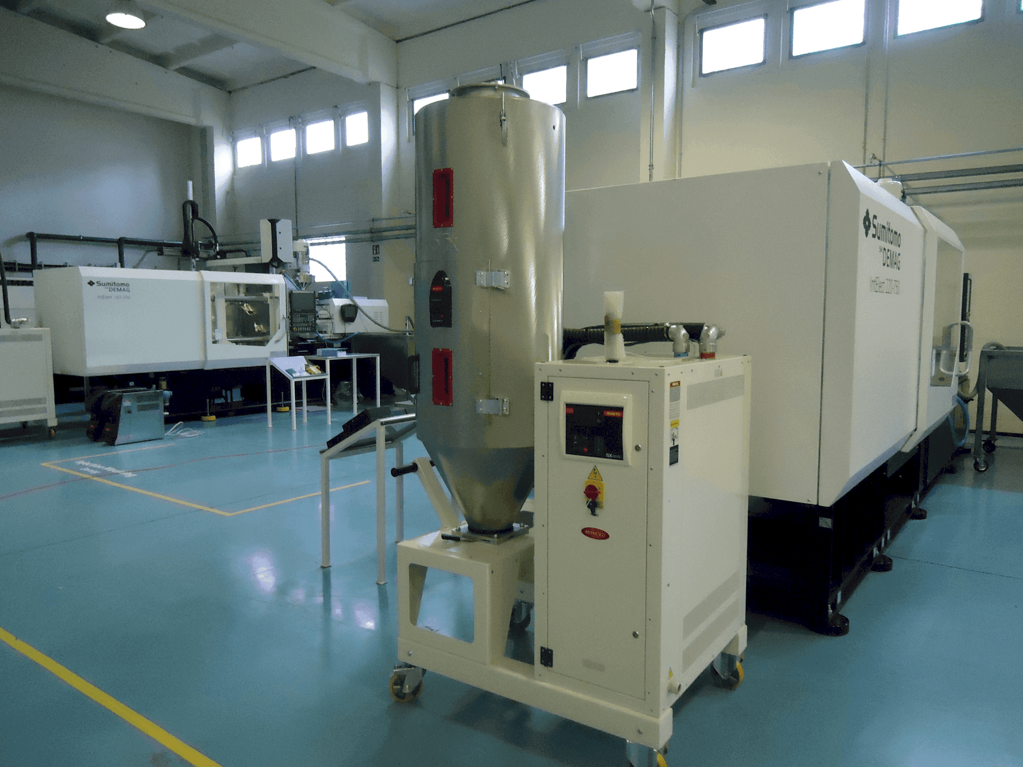 Vooraanzicht  van SUMITOMO SHI DEMAG IntElect 220/610-750 smart  machine