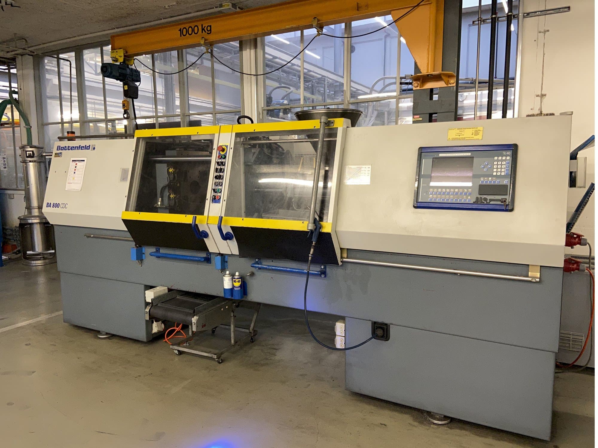 Vooraanzicht  van Battenfeld BA 800/125 CDC  machine