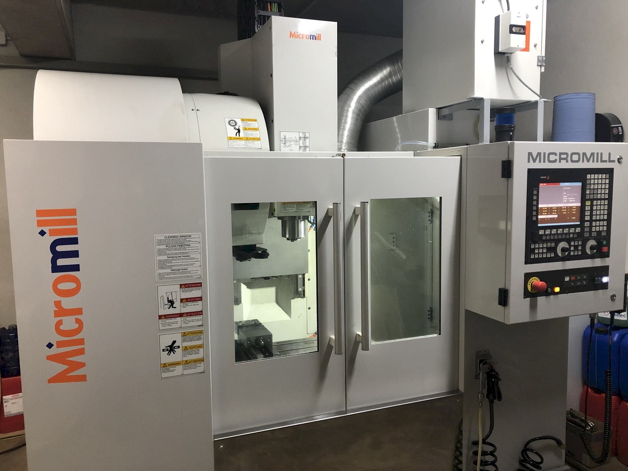 Vooraanzicht  van Micromill MM 430  machine