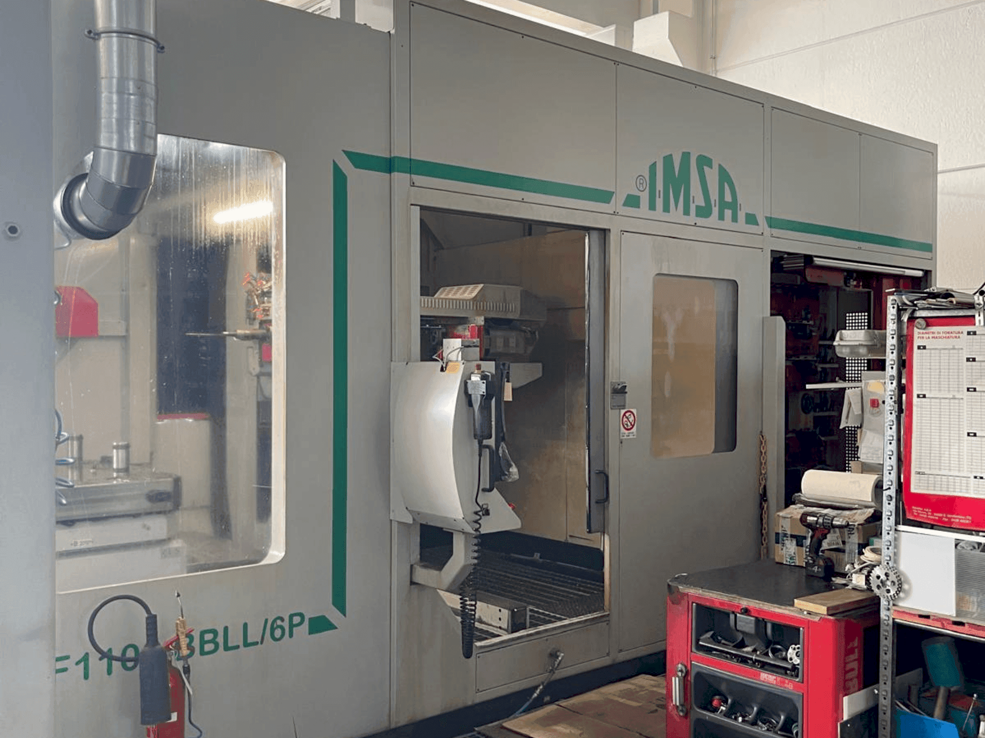 Vooraanzicht  van IMSA TIPO MF1100BBLL 6P  machine