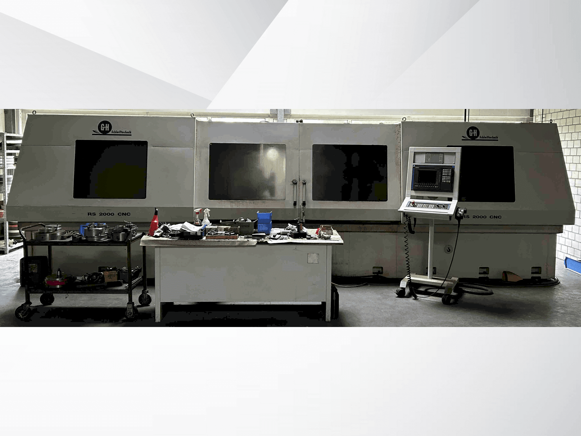 Vooraanzicht  van GEIBEL & HOTZ RS 2000 CNC  machine