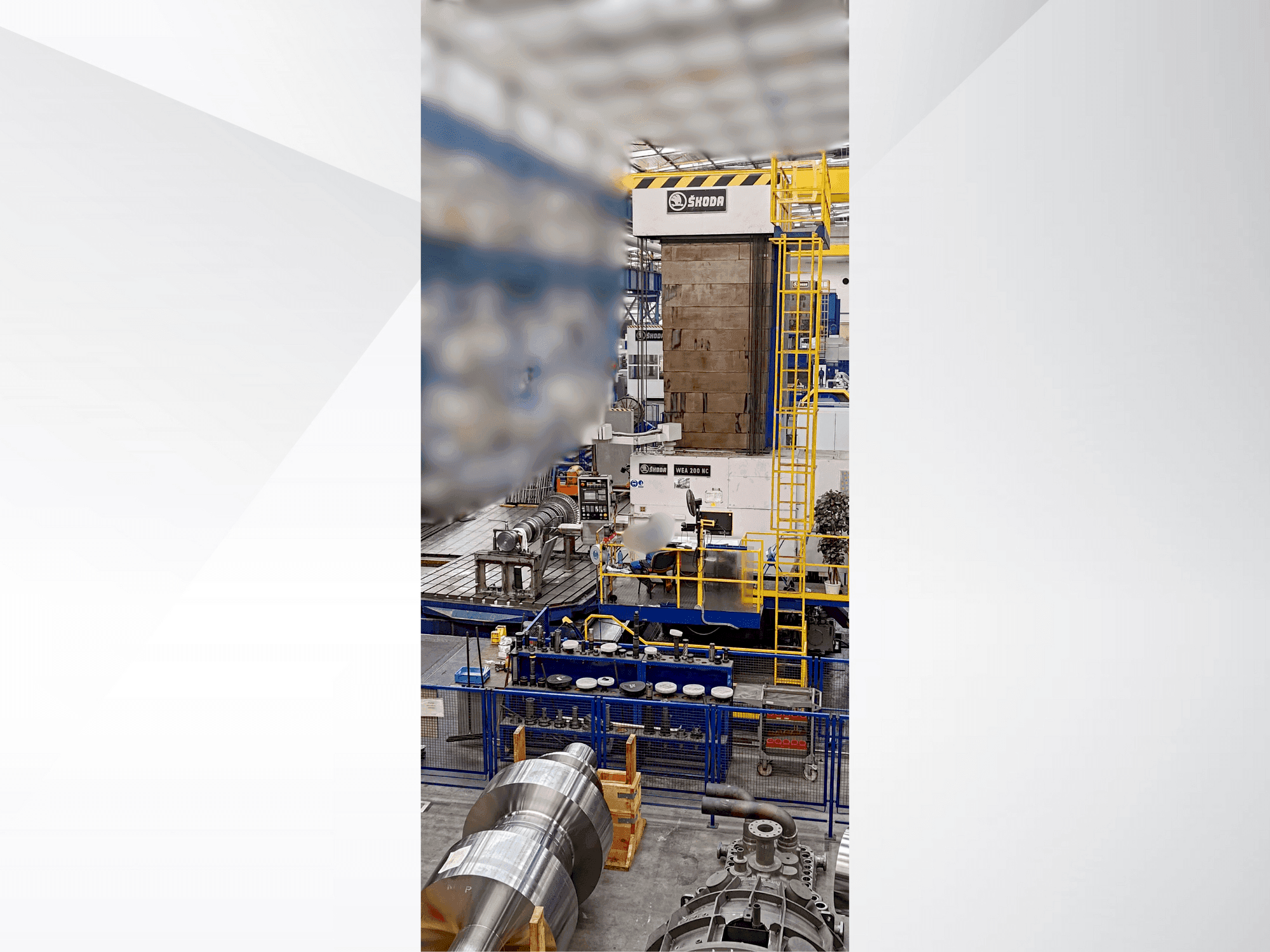 Vooraanzicht  van SKODA WEA 200 CNC  machine