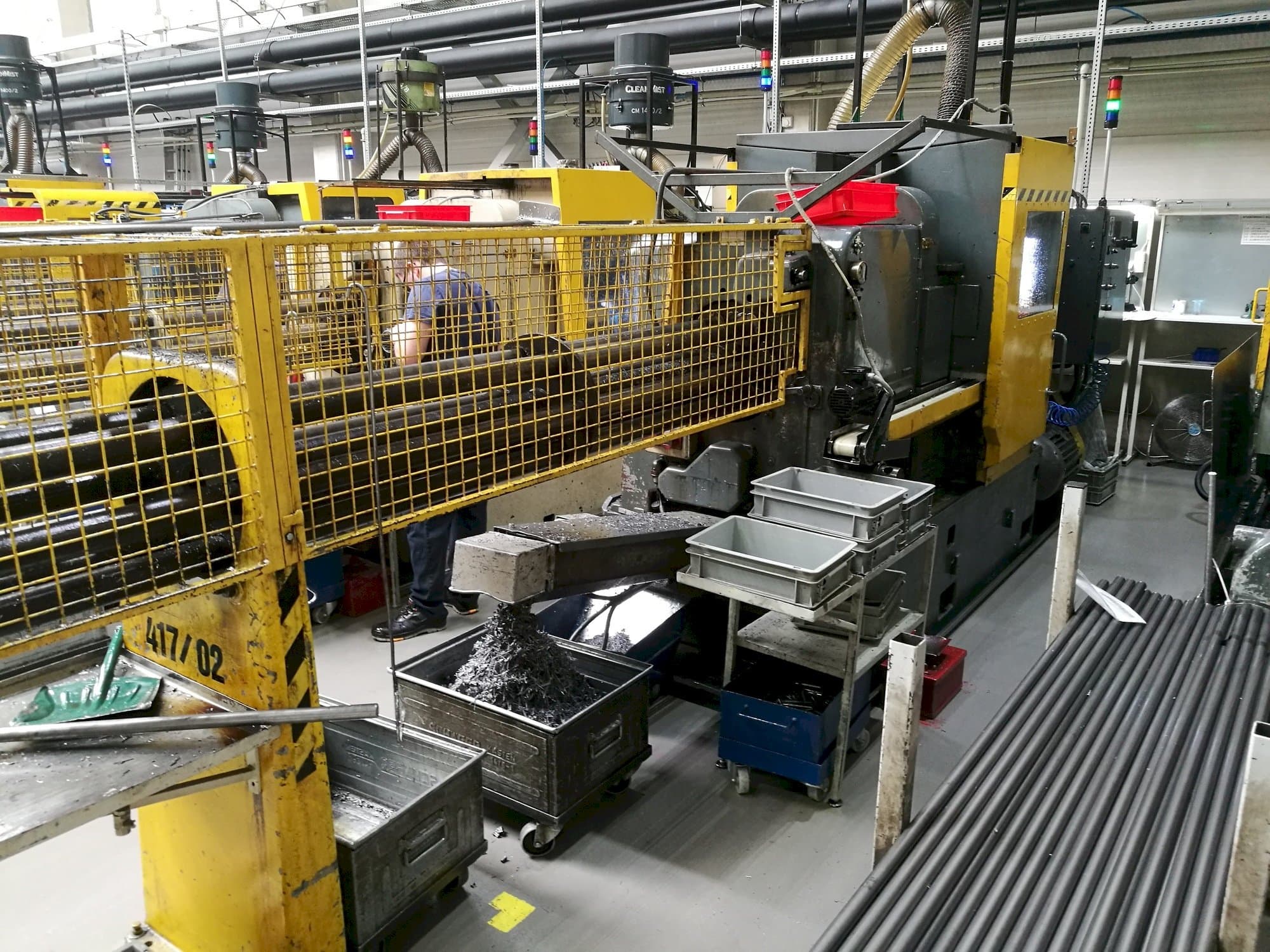 Vooraanzicht  van Wickman 1  3/8"-6  machine