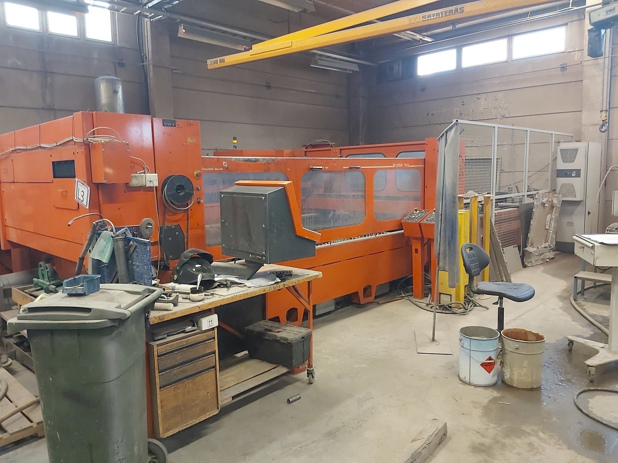 Vooraanzicht  van Bystronic BTL 3500  machine