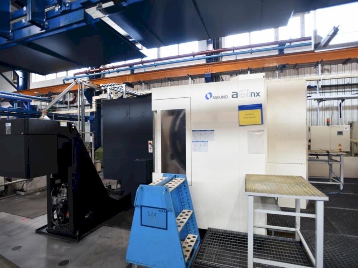 Vooraanzicht van Makino a61nx Pro 6 machine