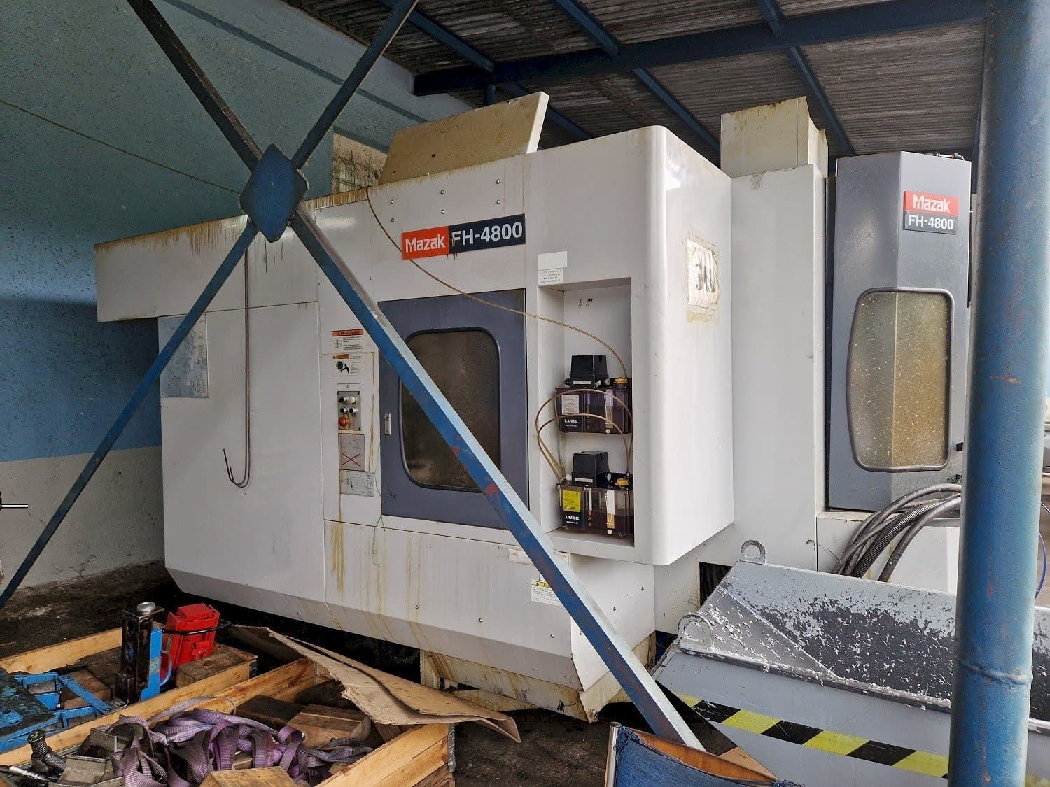 Vooraanzicht  van Mazak   machine