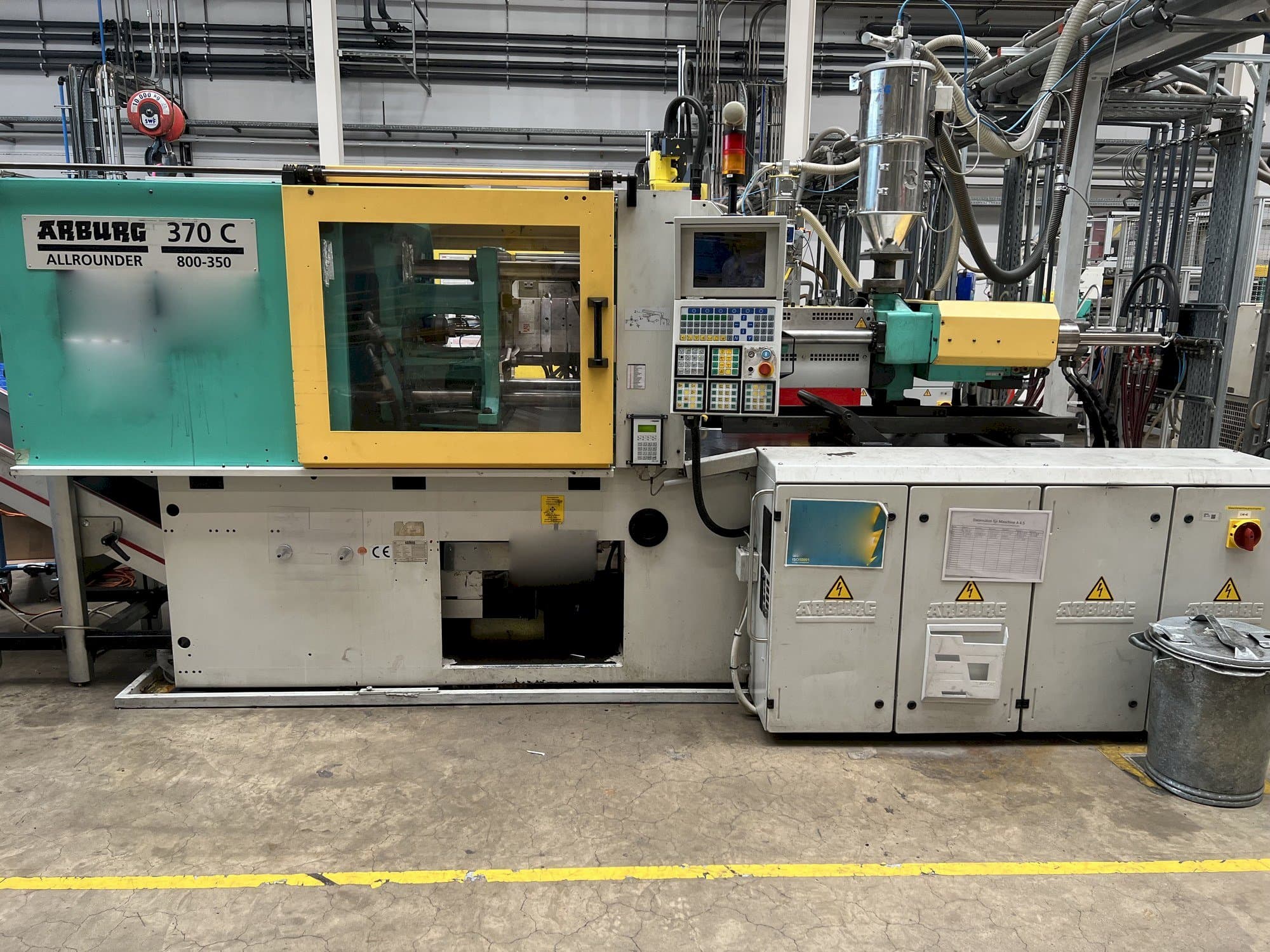 Vooraanzicht  van Arburg 370C-800-350  machine