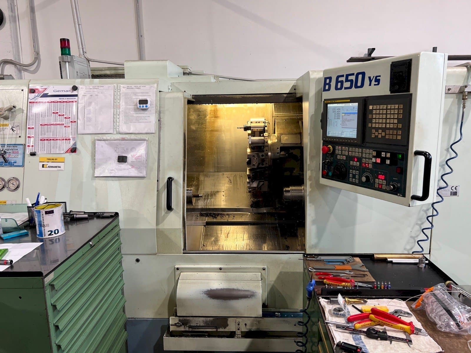 Vooraanzicht  van Biglia B650 YS  machine