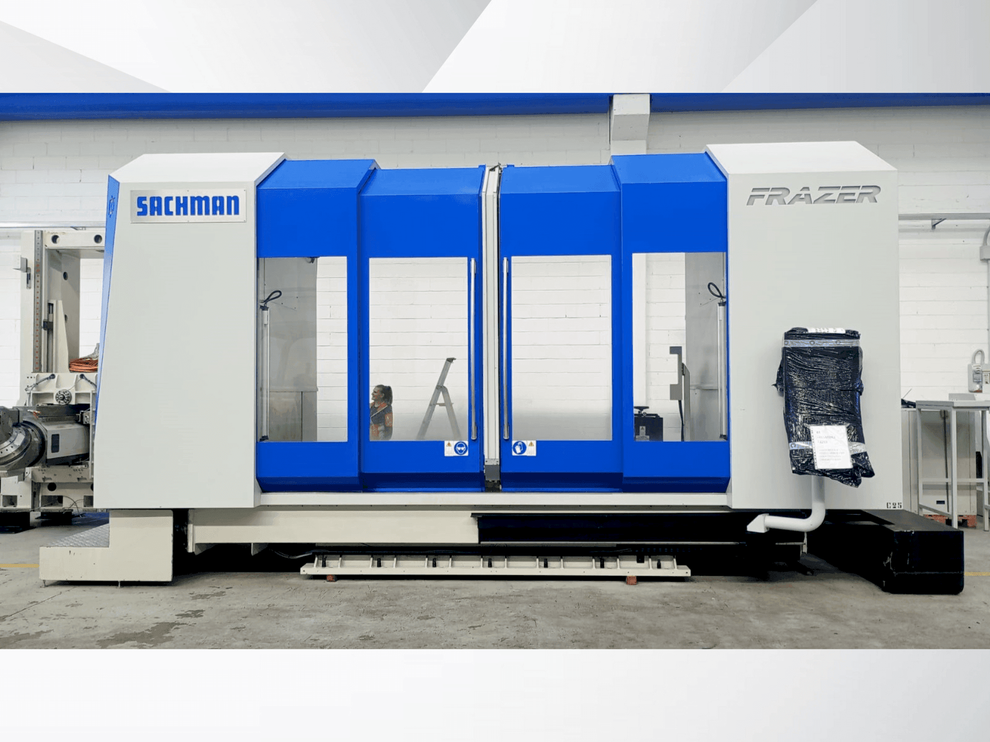 Vooraanzicht  van JOBS FRAZER  machine