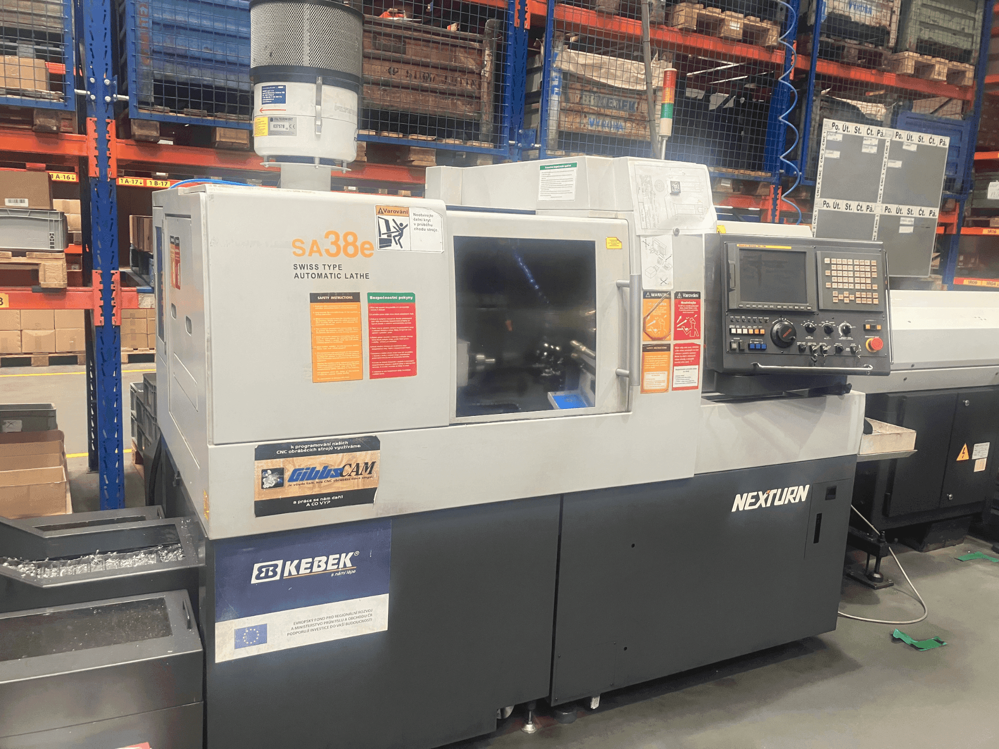 Vooraanzicht  van Nexturn SA-38e  machine