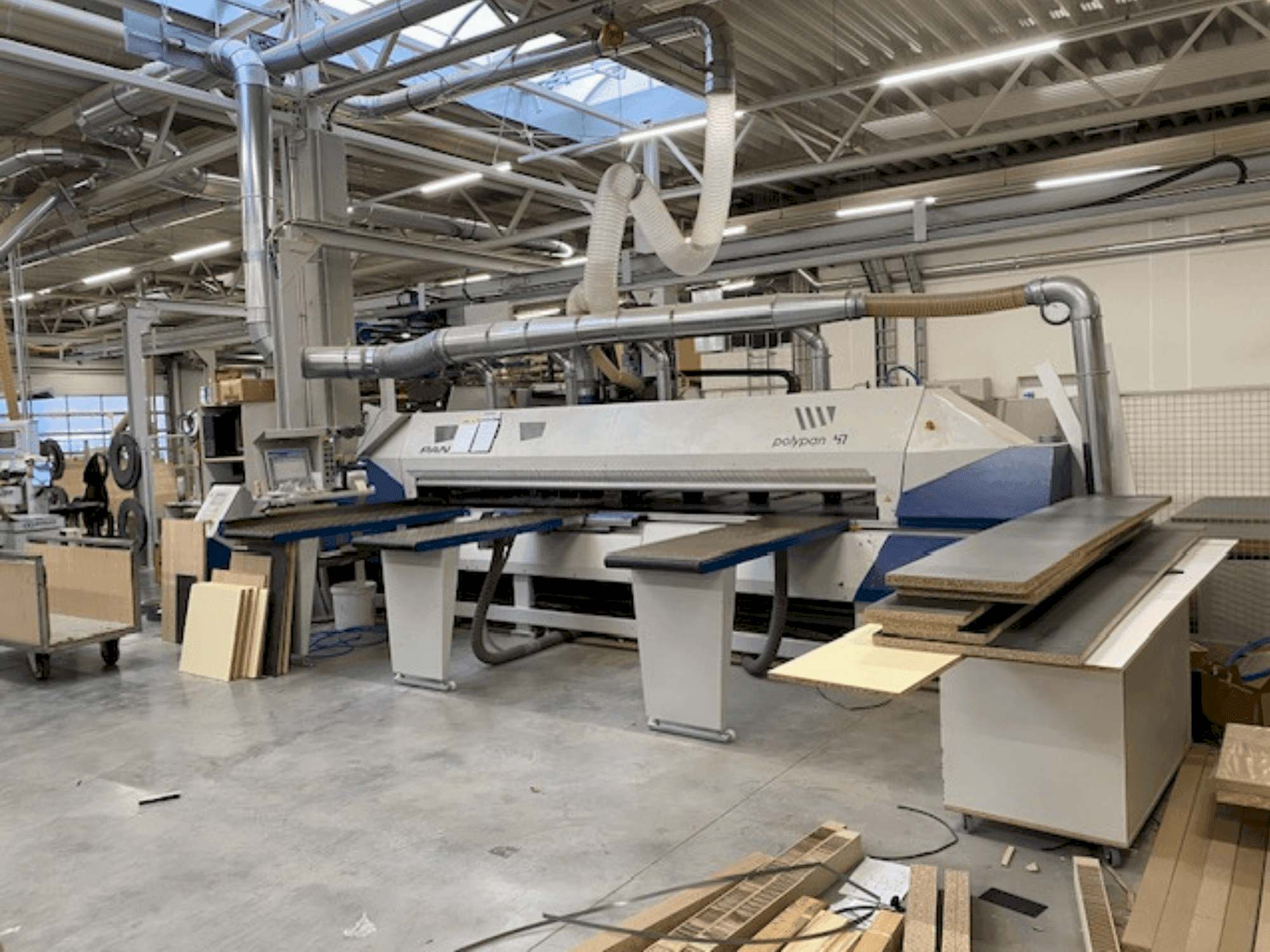 Vooraanzicht  van PANHANS POLYPAN 47 F  machine