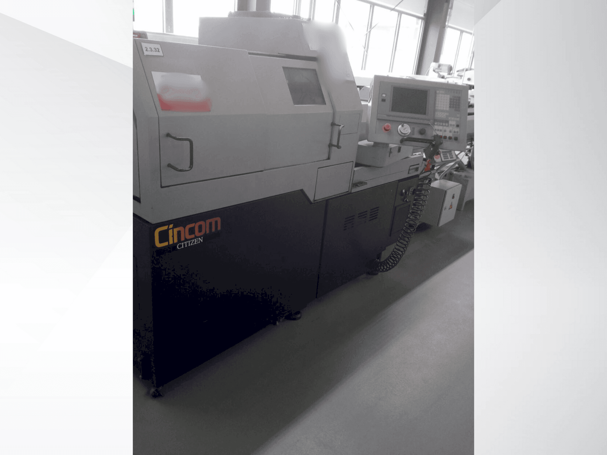 Vooraanzicht  van Citizen L5-20  machine