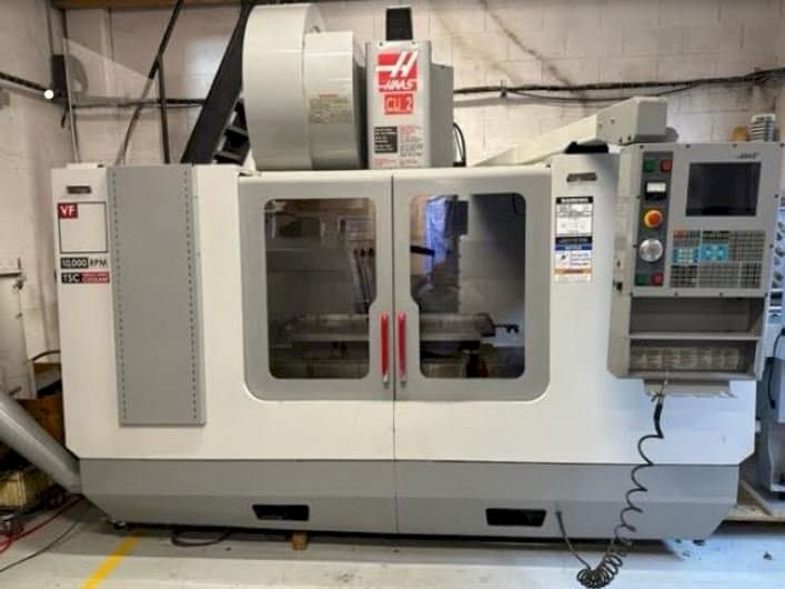Vooraanzicht  van HAAS VF3  machine